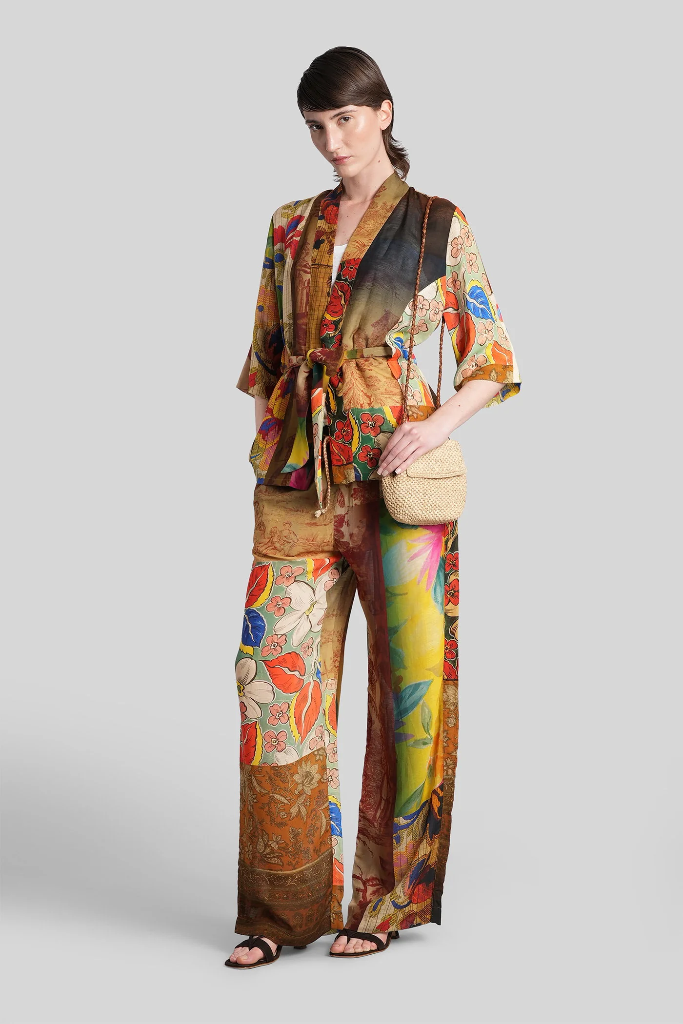 Casual jacket in multicolor viscose - Image 2