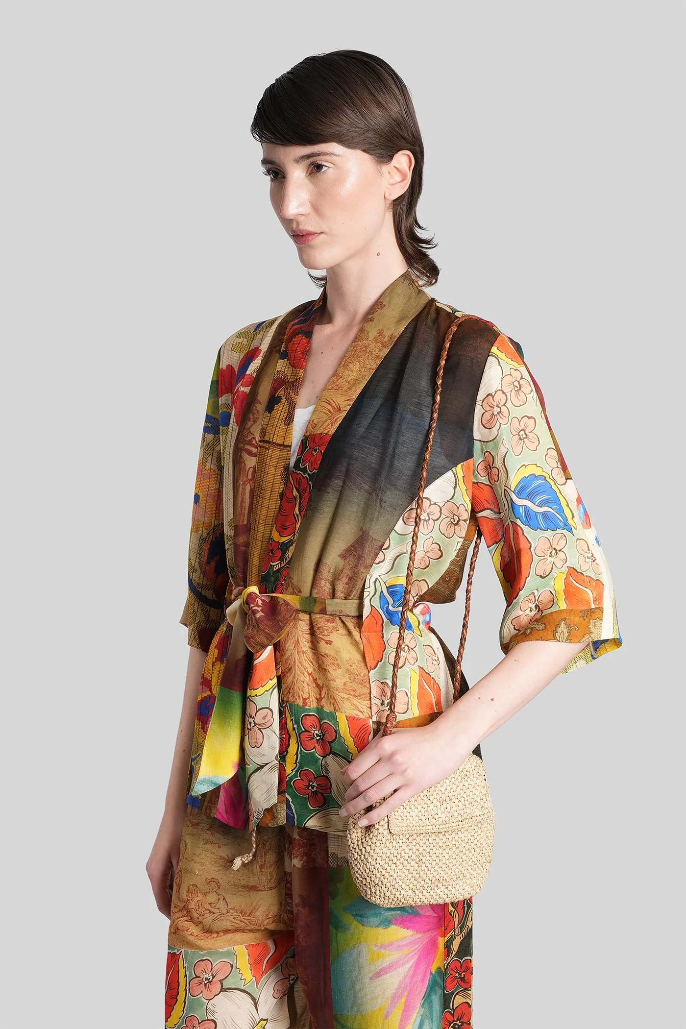 Casual jacket in multicolor viscose - Image 4
