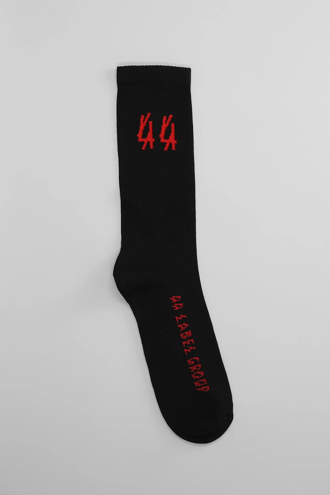 Socks in black cotton - Image 2