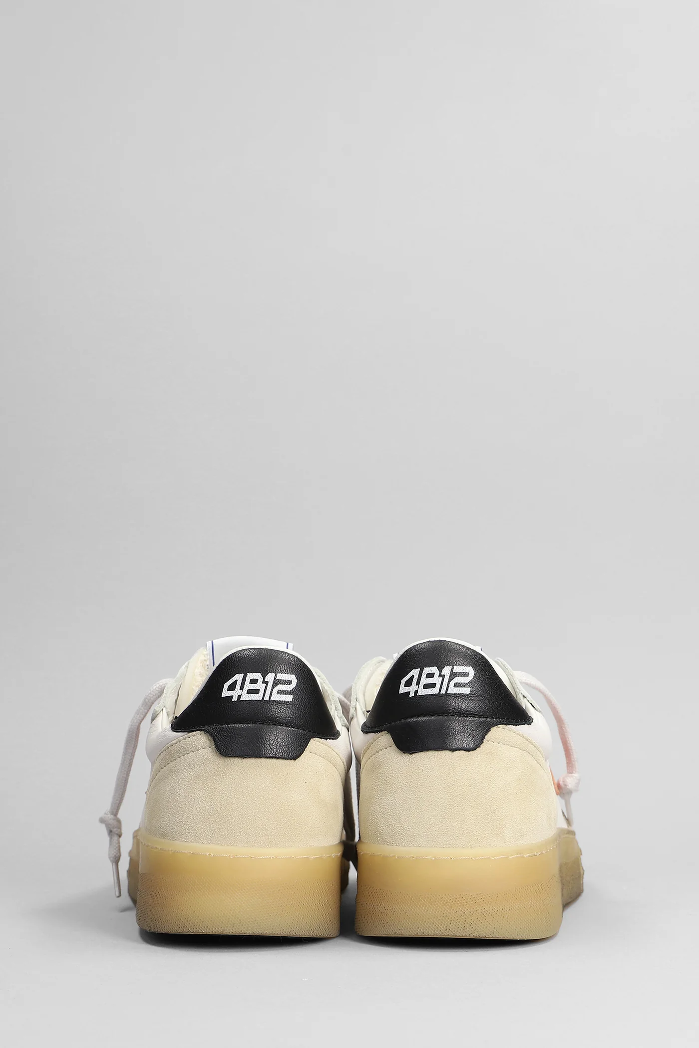 Hyper Sneakers in beige suede and leather - Image 4
