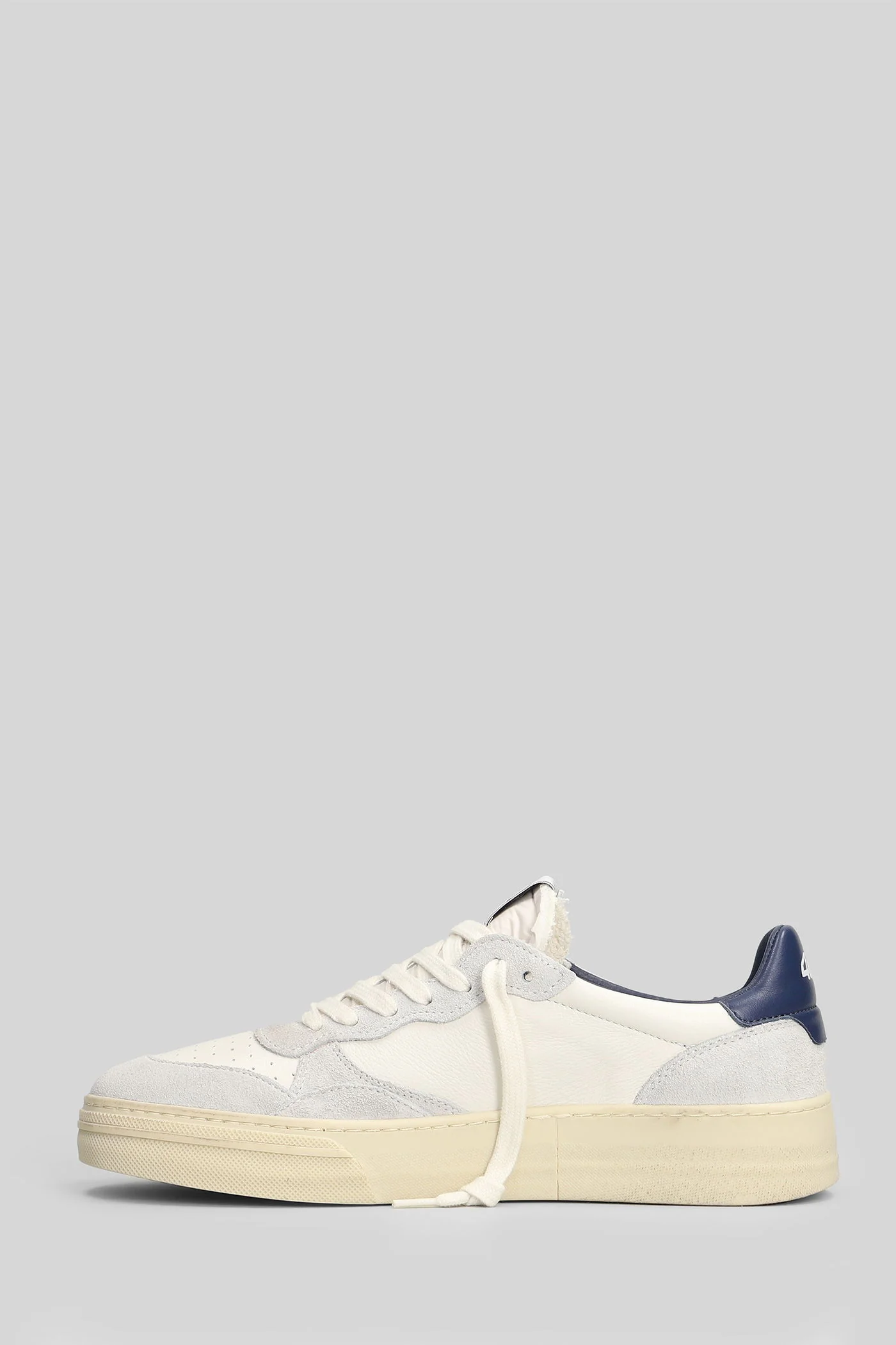 Hyper Sneakers in white suede and leather - Image 3