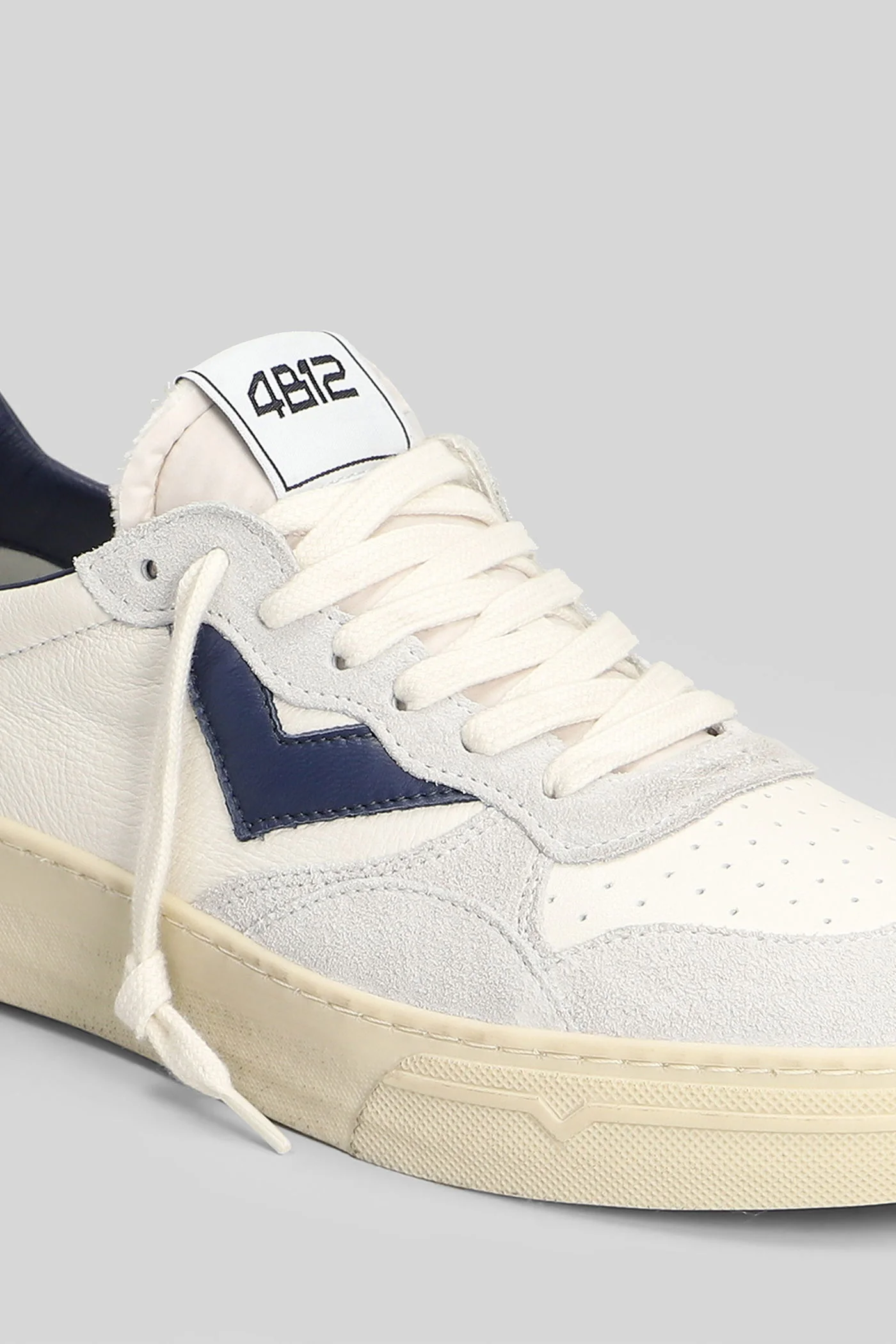 Hyper Sneakers in white suede and leather - Image 5