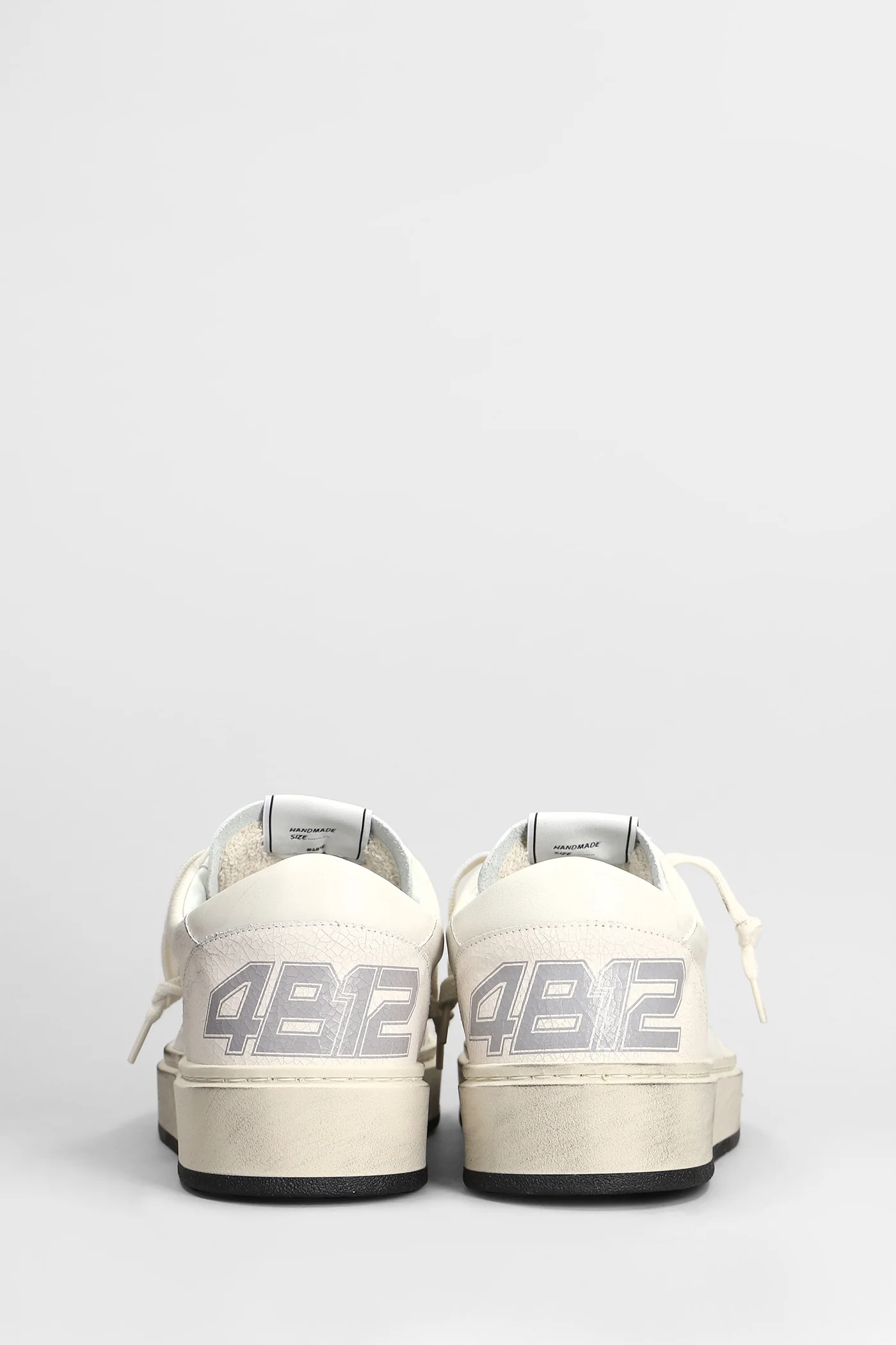 Kyle Sneakers in white leather - Image 4