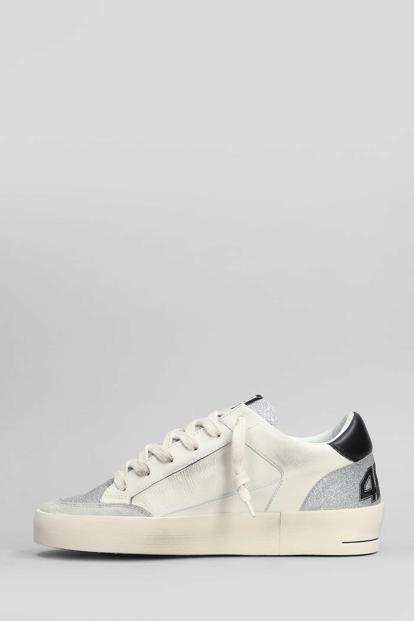 Kyle Sneakers in white leather - Image 3