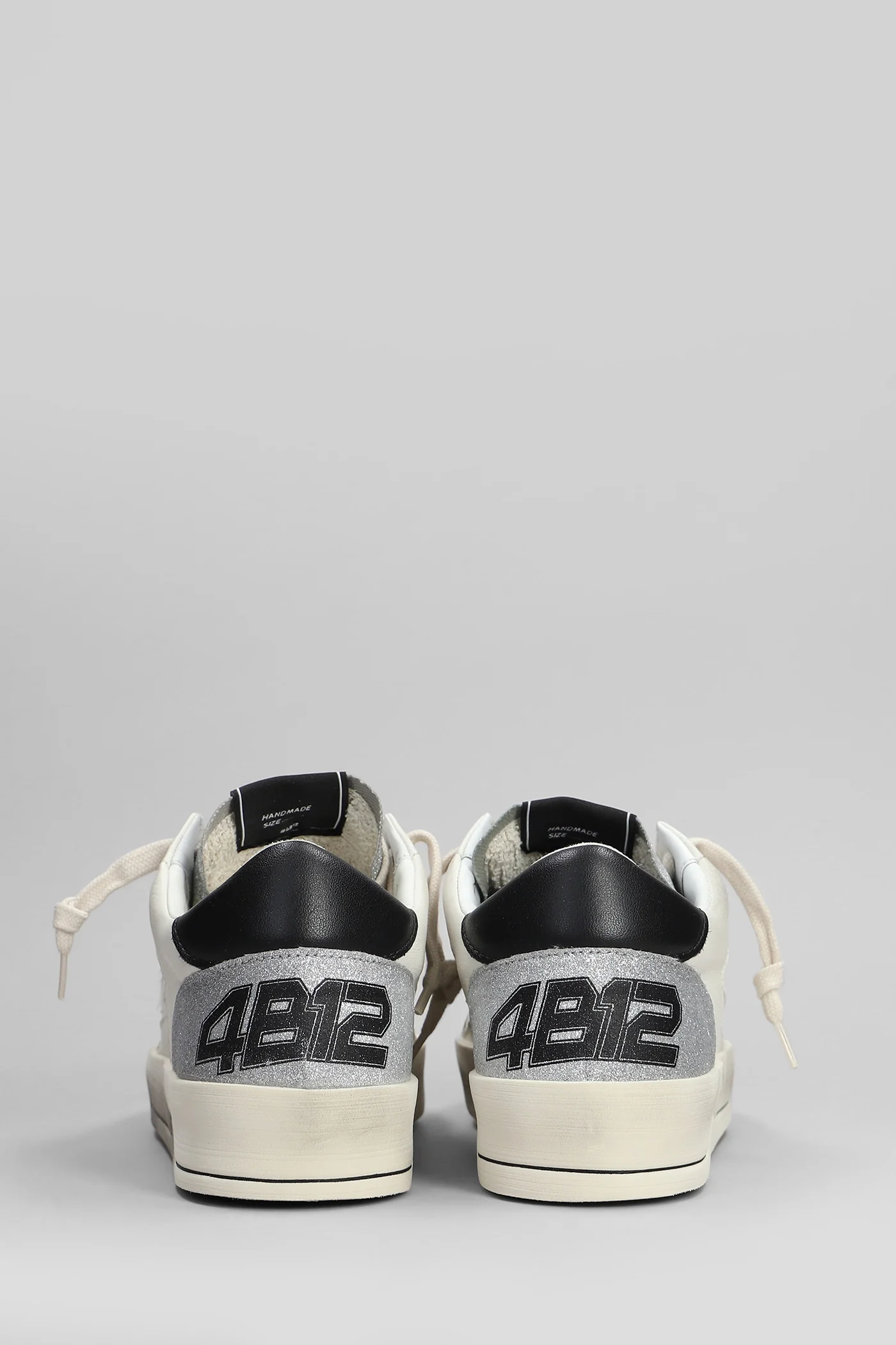 Kyle Sneakers in white leather - Image 4