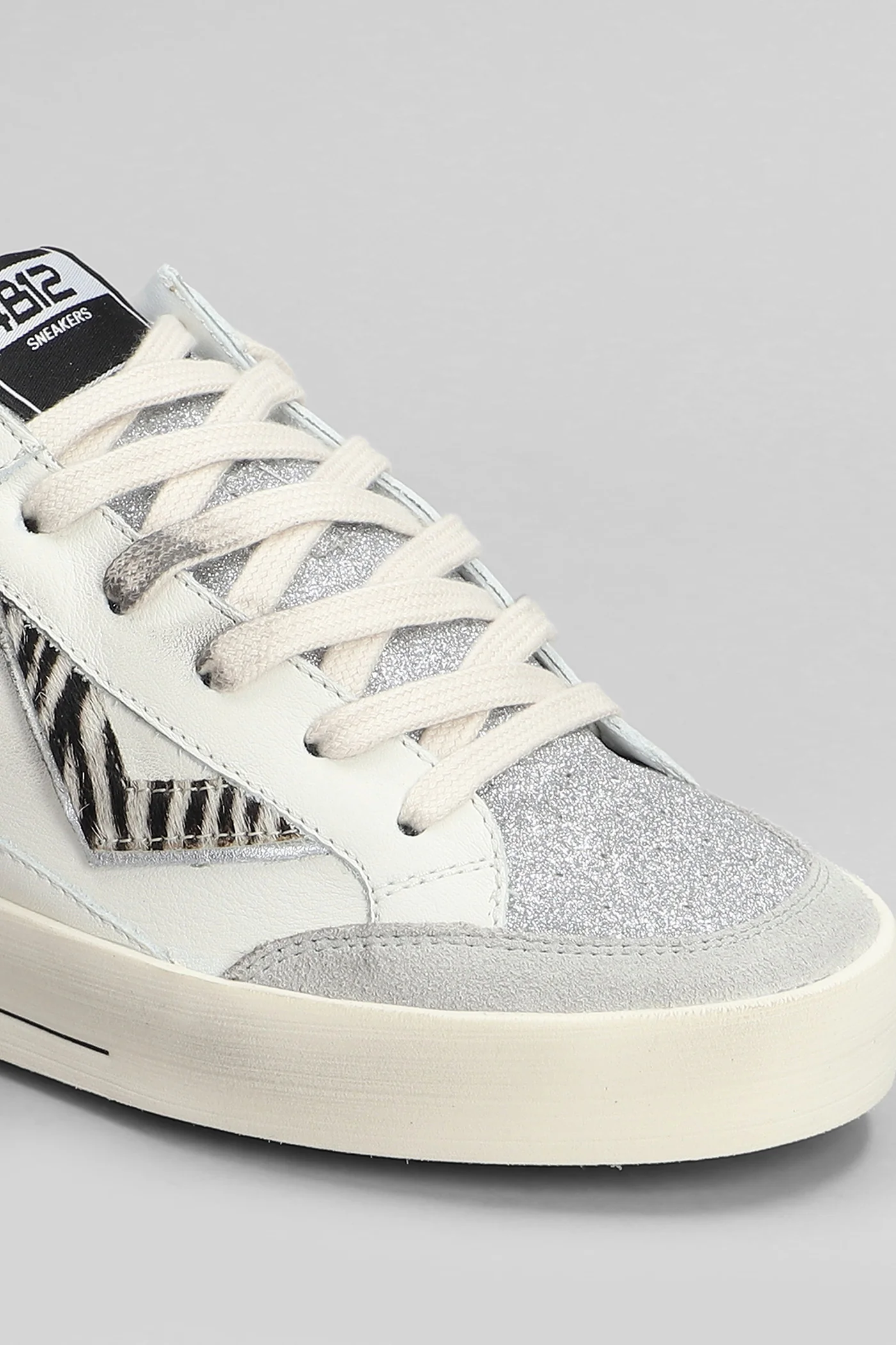 Kyle Sneakers in white leather - Image 5