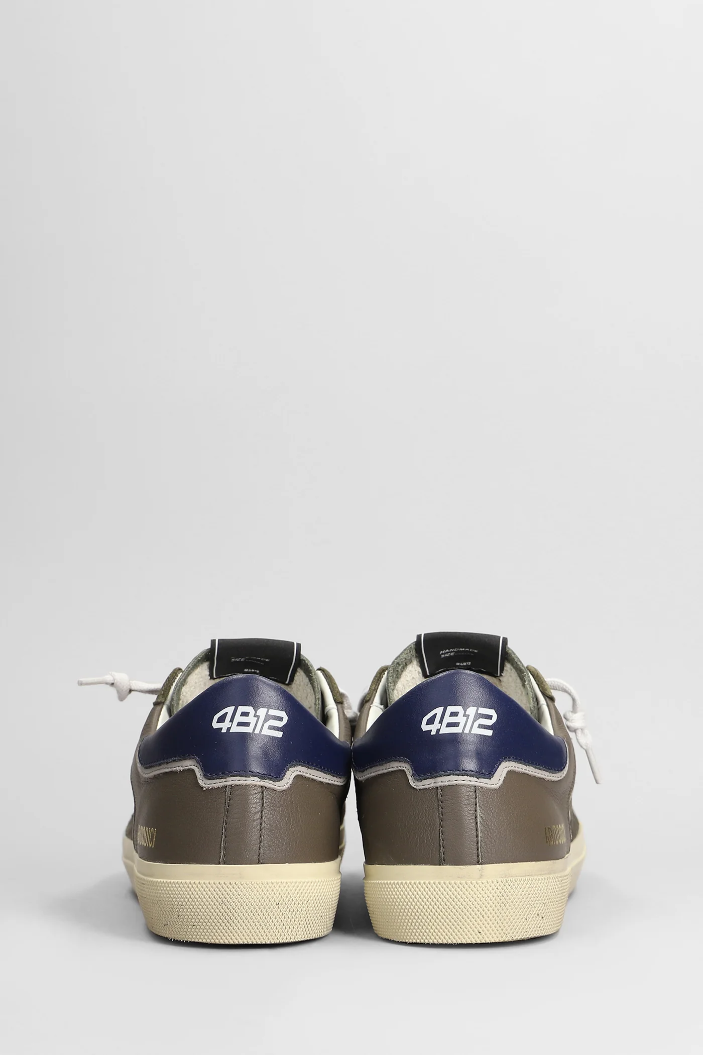 Retro Sneakers in camouflage suede and leather - Image 4