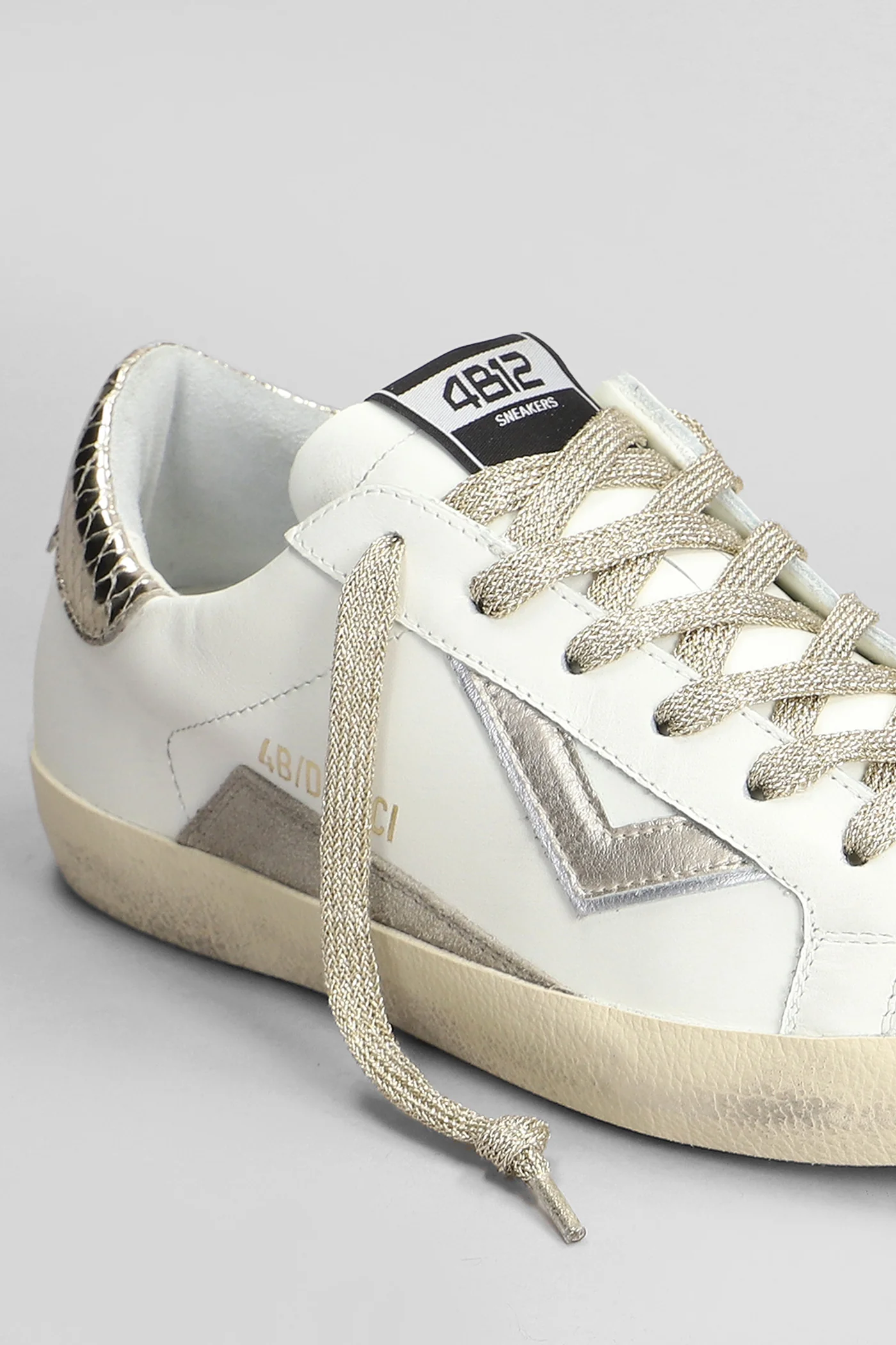Suprime Sneakers in white leather - Image 5