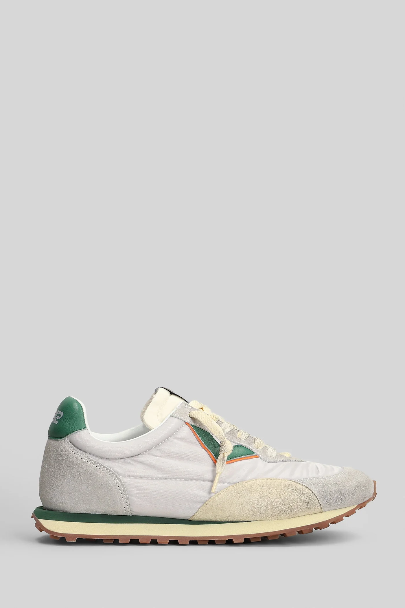Vintage Run Sneakers in grey Suede and fabric