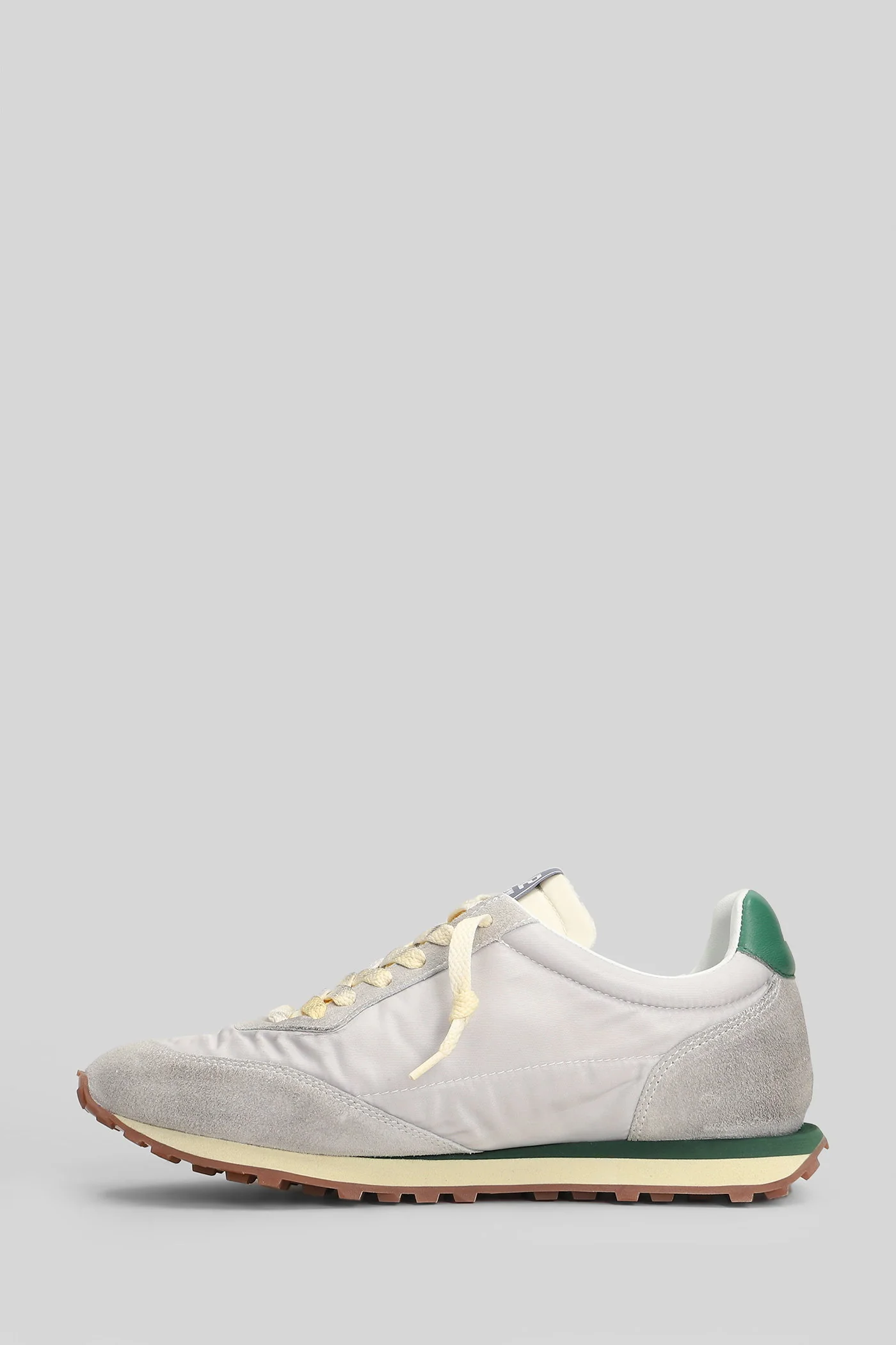 Vintage Run Sneakers in grey Suede and fabric - Image 3
