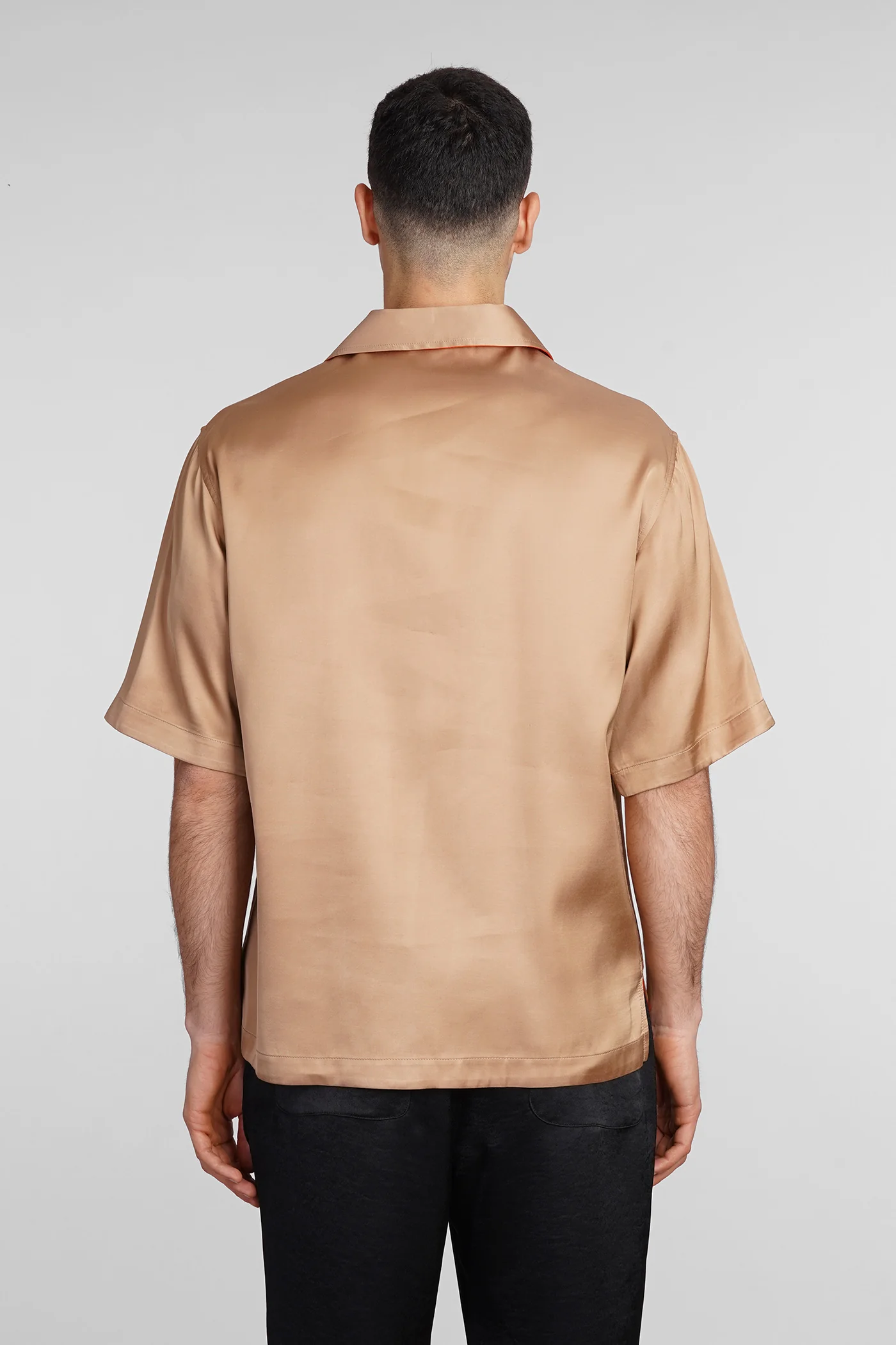 Shirt in beige viscose - Image 3