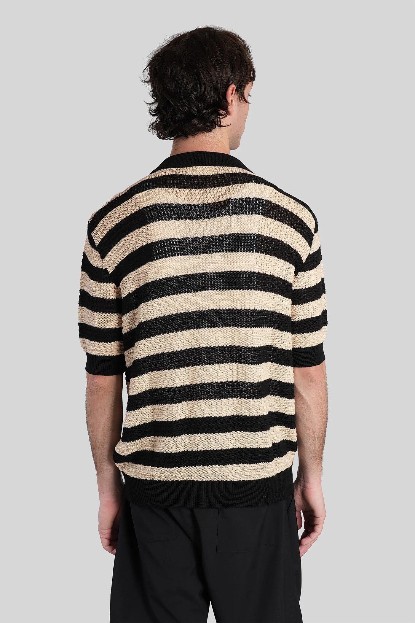 Shirt in black cotton - Image 3