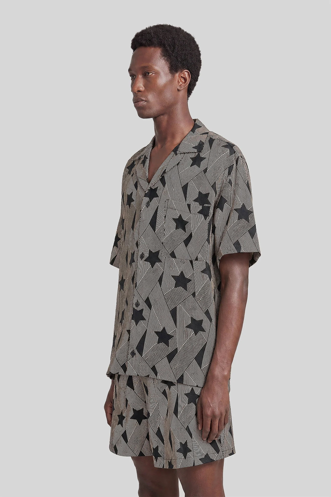 Shirt in black viscose - Image 4