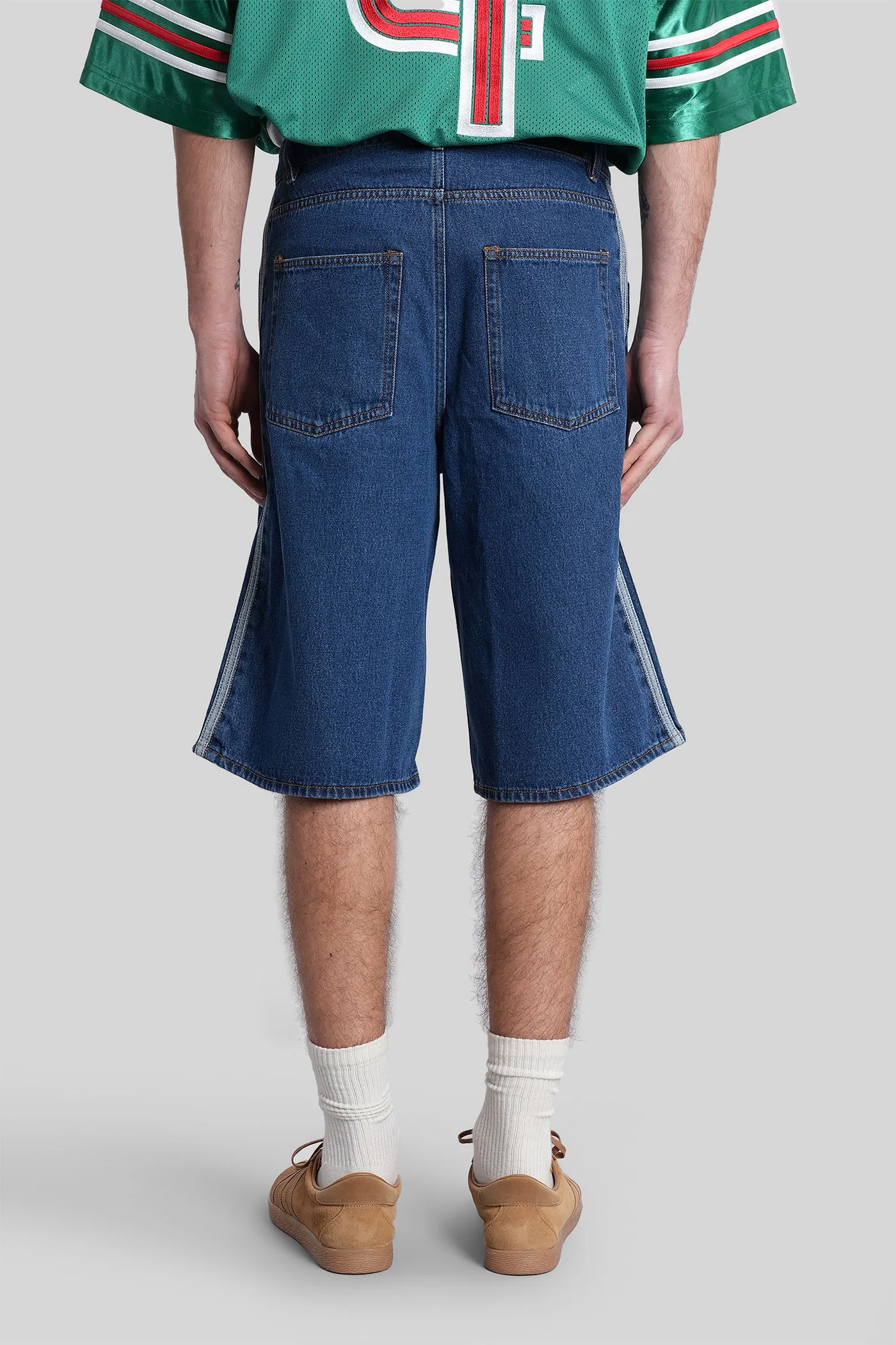 Firebird Adicolor Shorts in blue denim - Image 3
