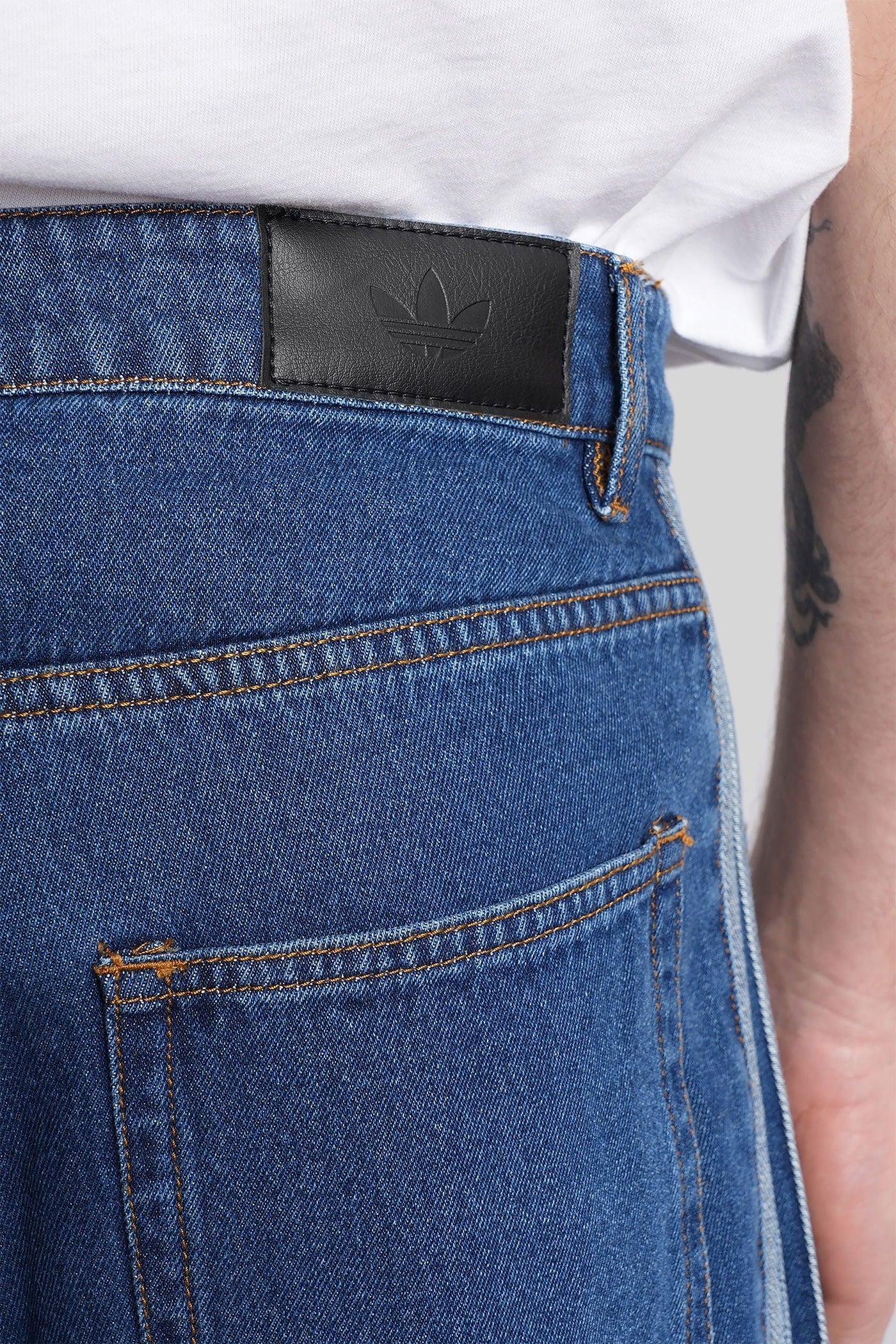 Firebird Adicolor Shorts in blue denim - Image 5