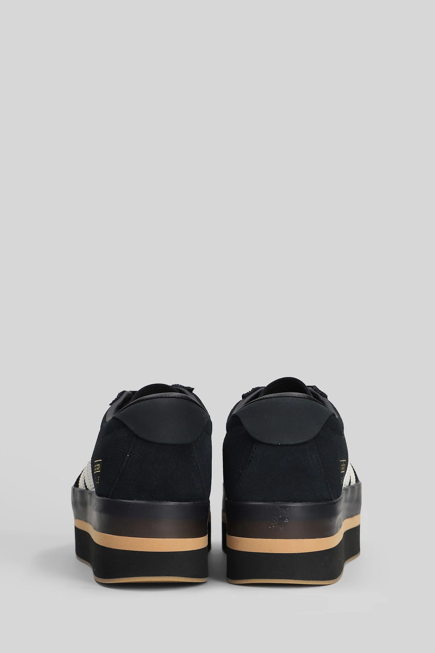 Gazelle Stack Sneakers in black suede - Image 4