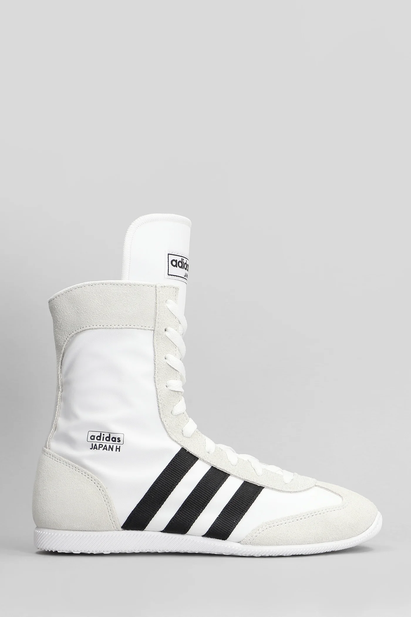 Japan H Sneakers in white Suede and fabric