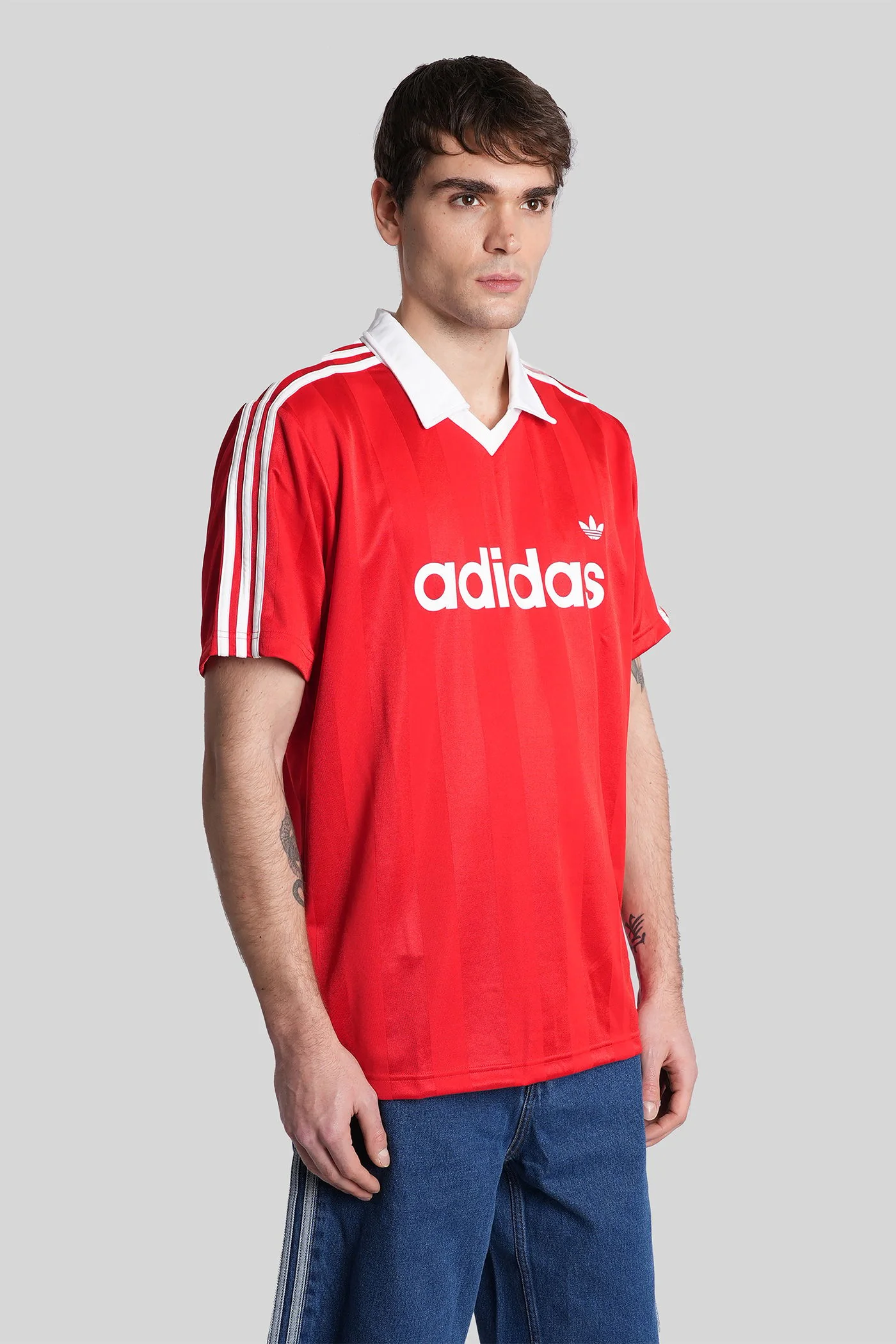 Jsy Polo in red polyester - Image 4