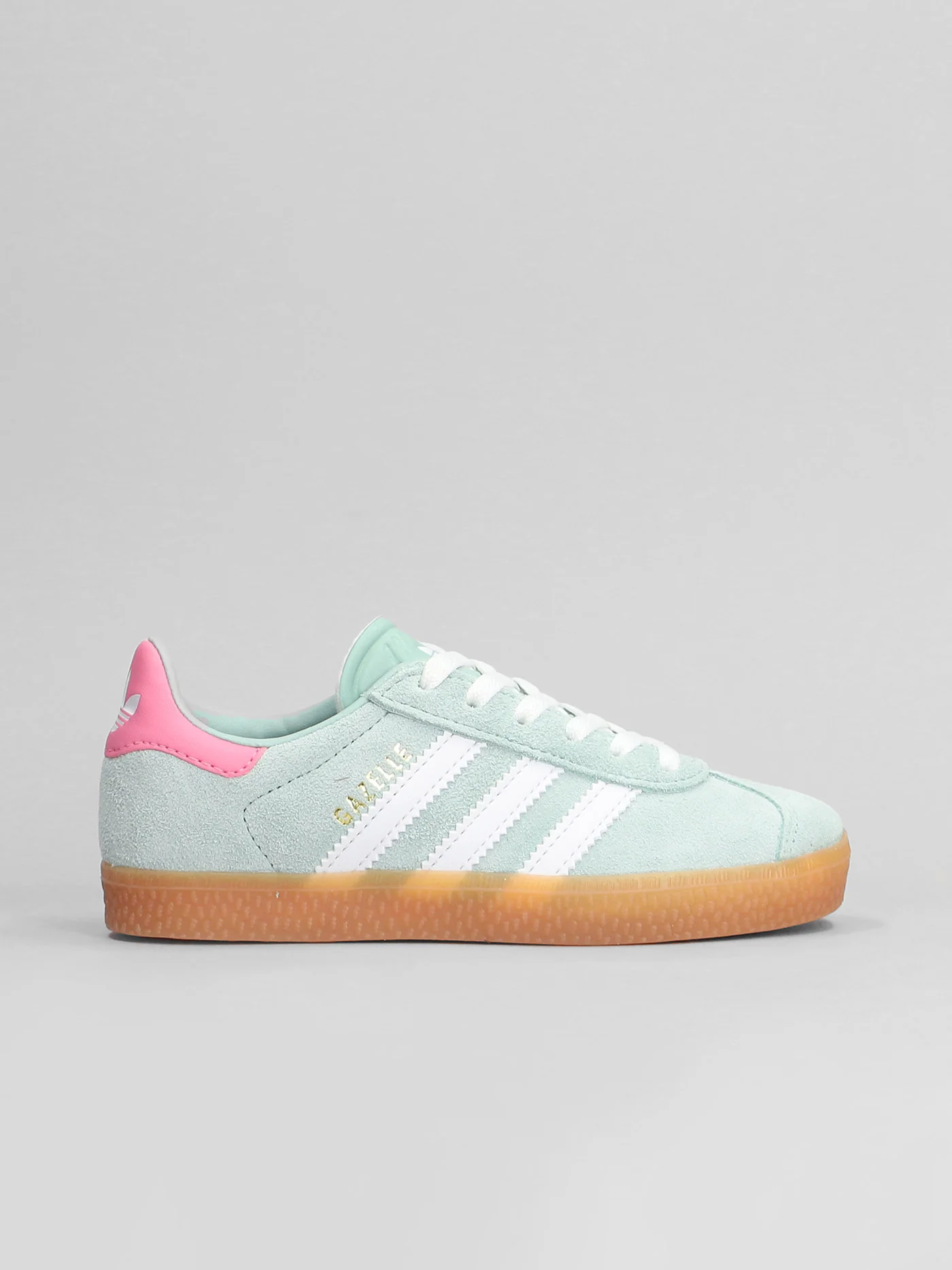 Gazelle C Sneakers in green suede