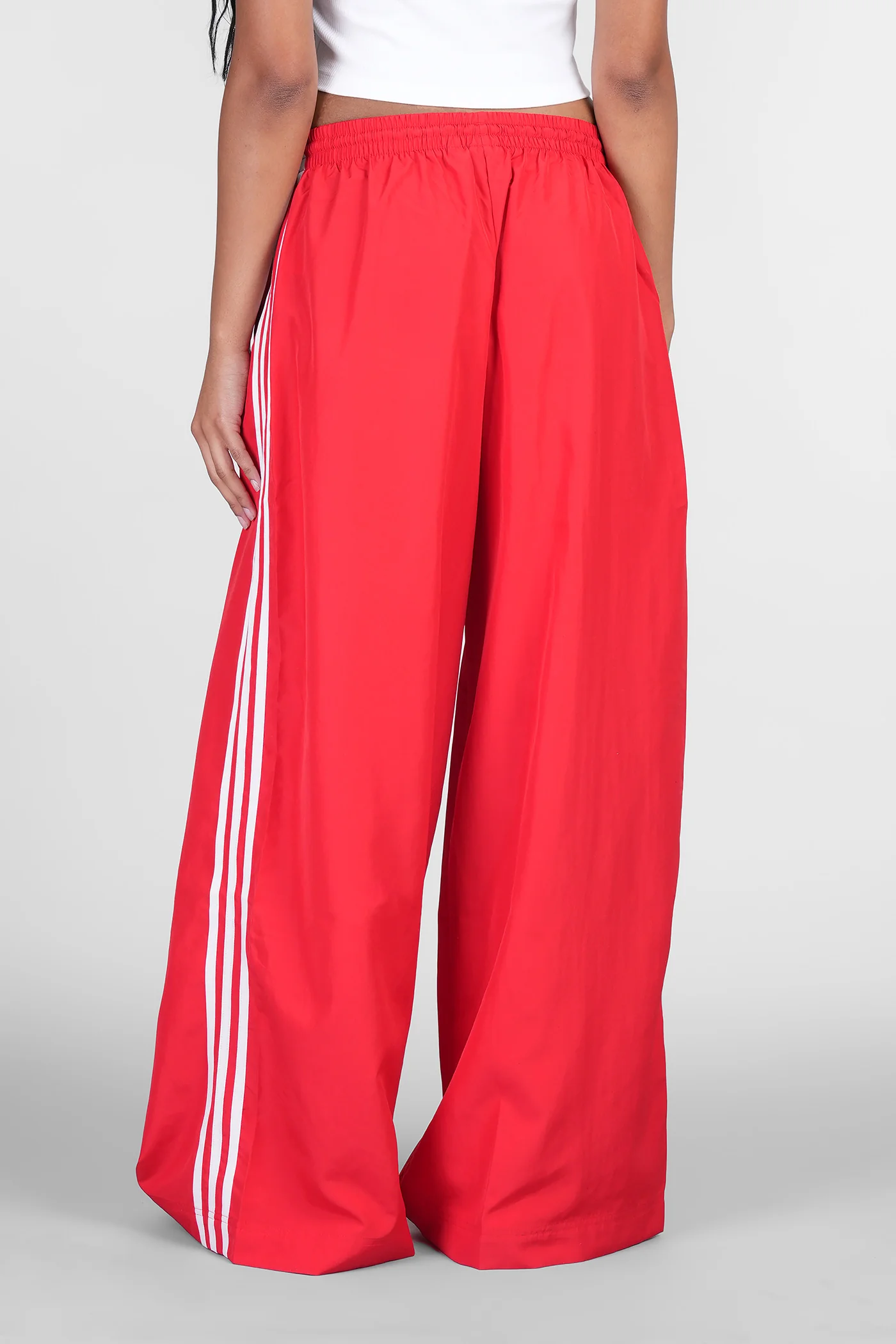Pants in red nylon - Image 3
