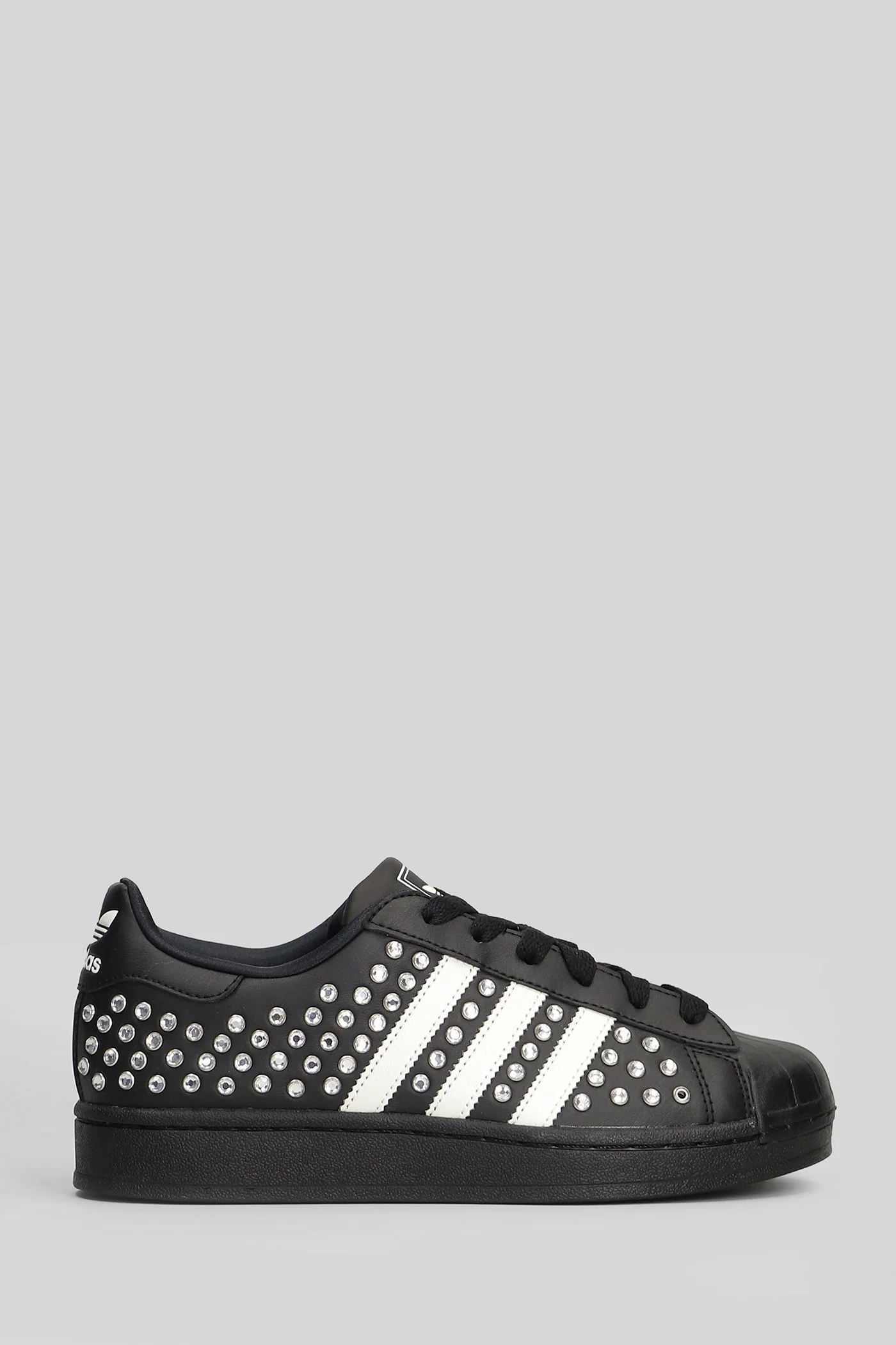 Superstar II Sneakers in black leather