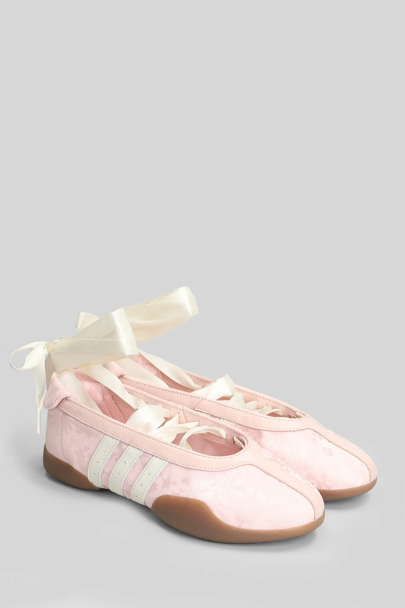 Taekwondo Mei Balle Sneakers in rose-pink leather and fabric - Image 17