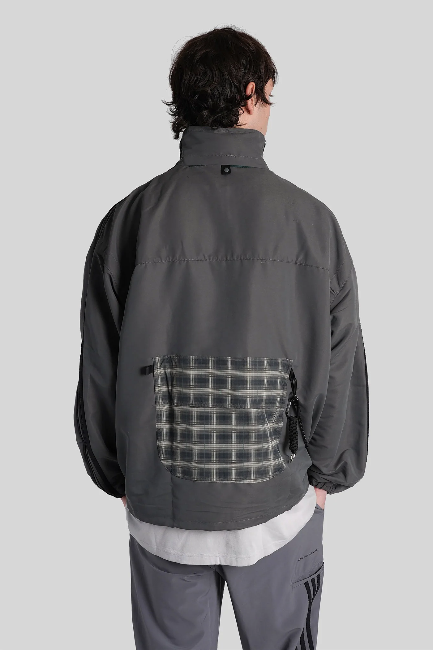 Adi 007 TT Casual jacket in grey polyester - Image 3