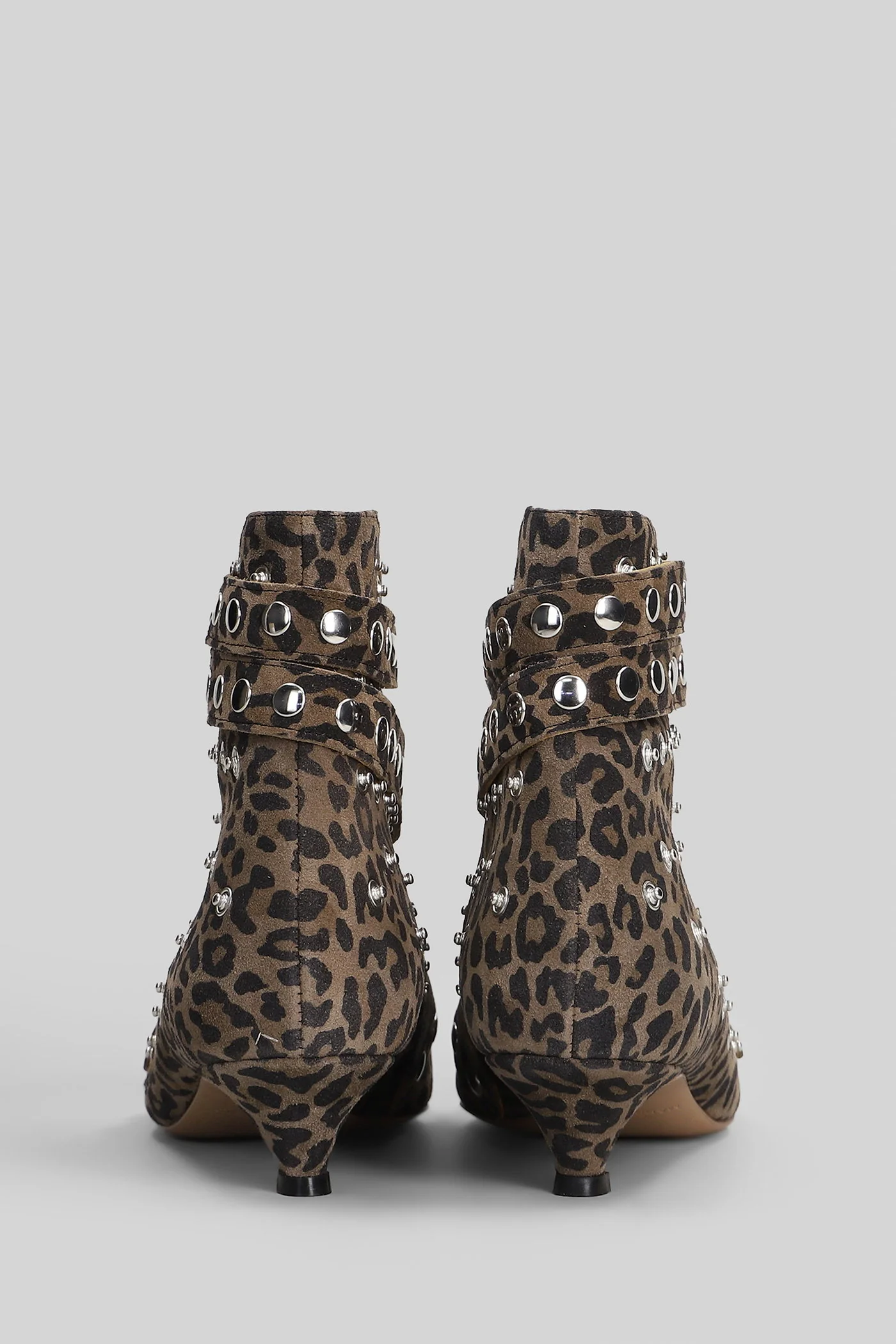 High heels Ankle boots in Animalier suede - Image 4
