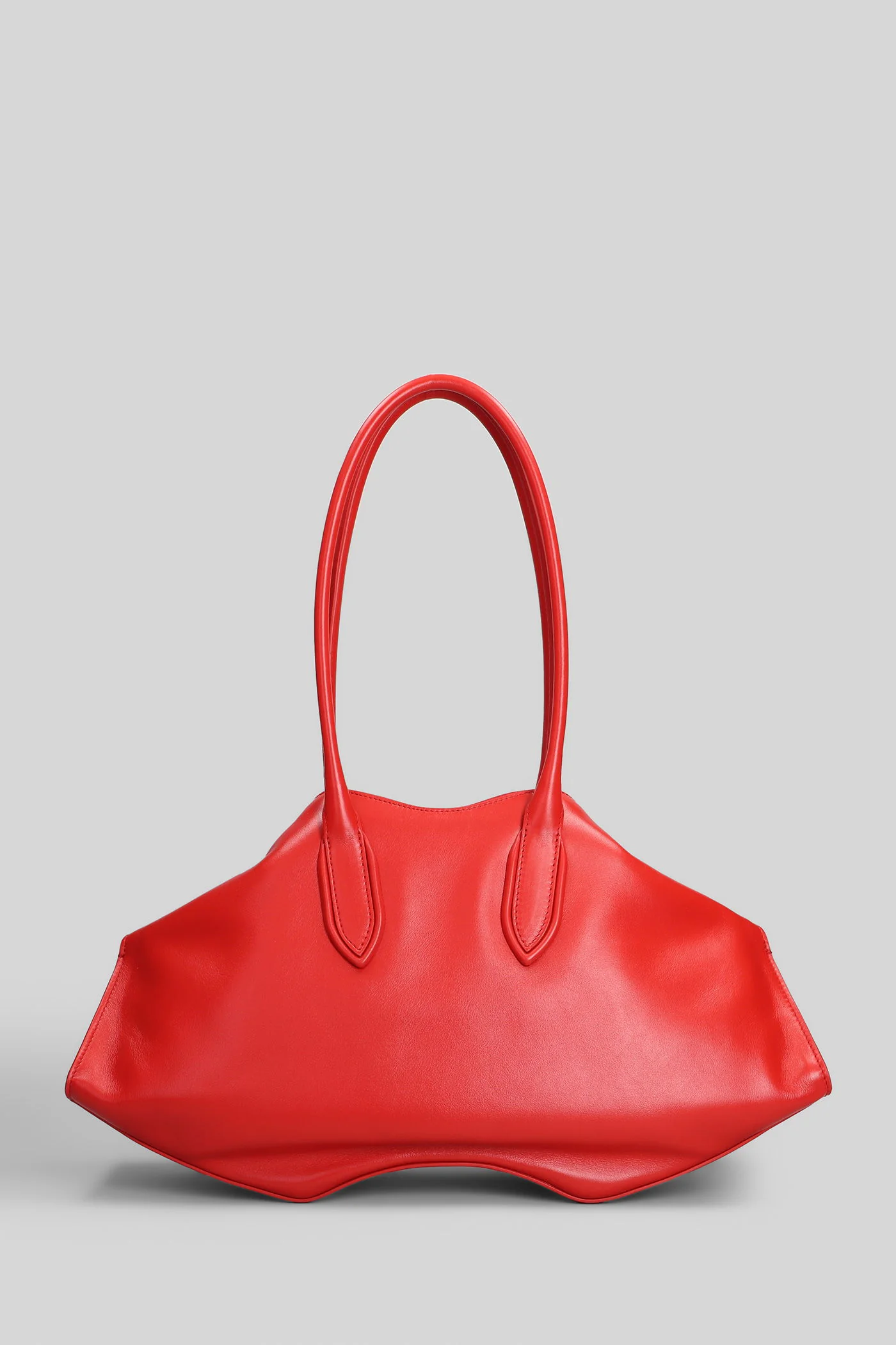 Manta Hand bag in red leather - Image 3