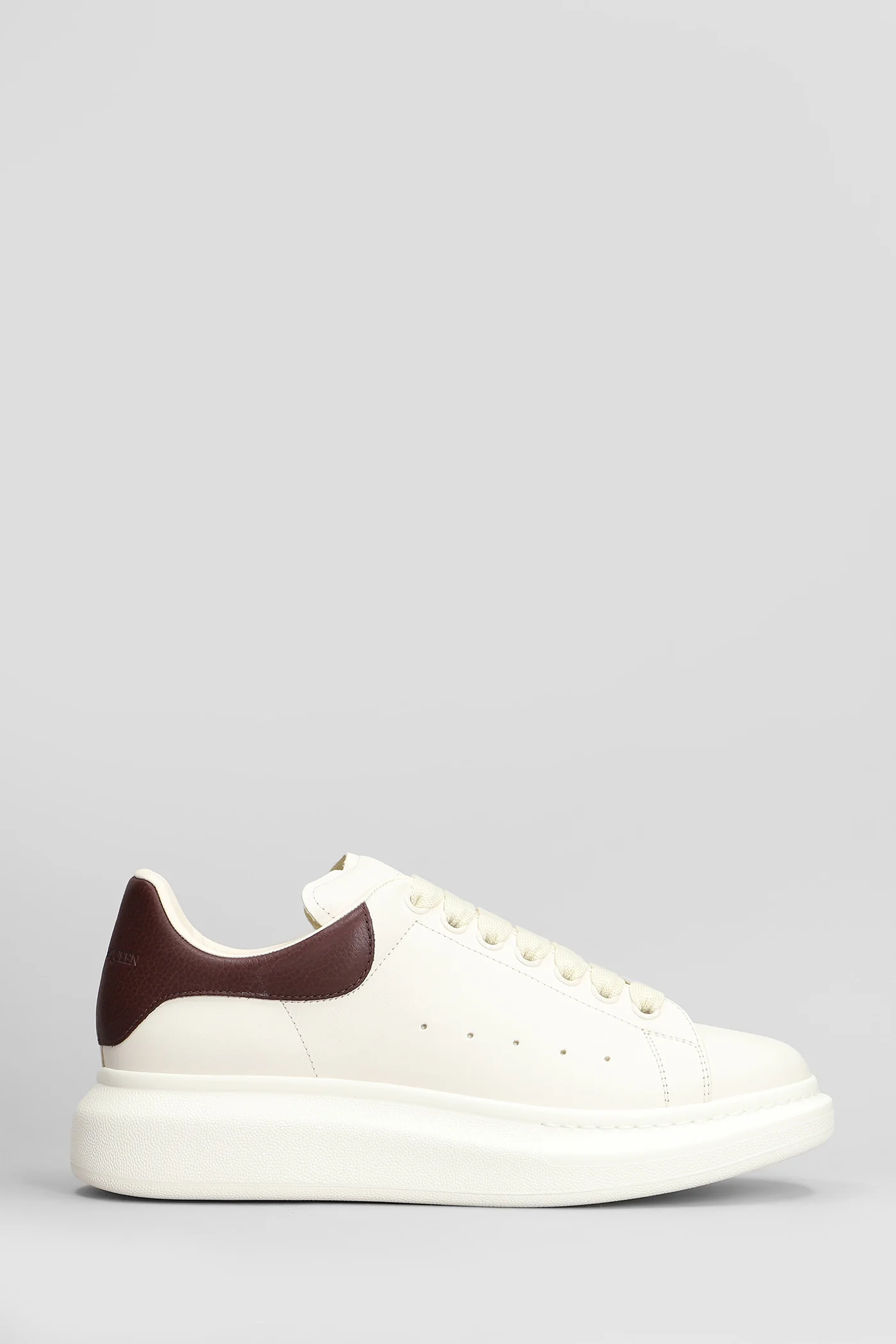 Oversize sneak Sneakers in beige leather - Image 11