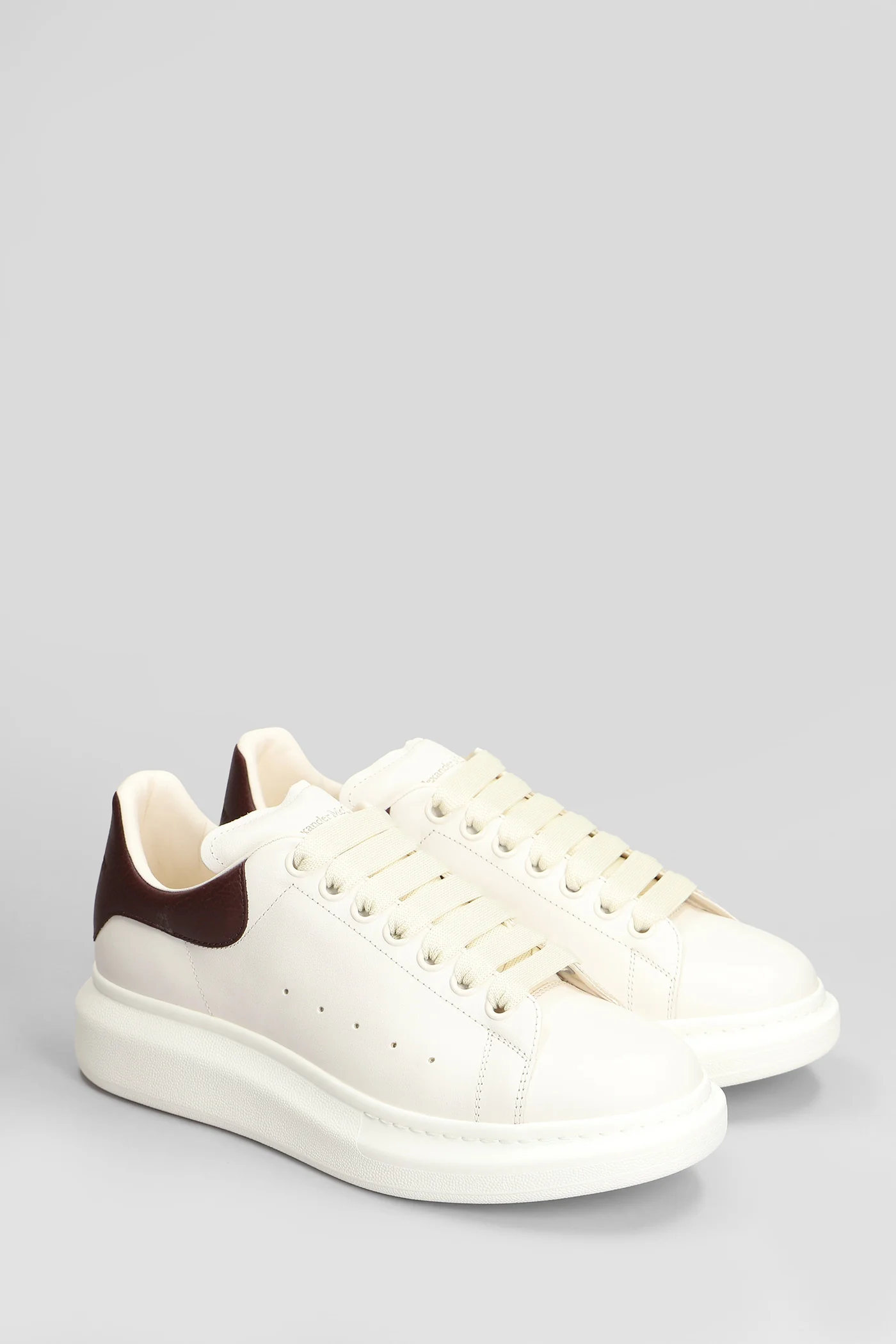 Oversize sneak Sneakers in beige leather - Image 22