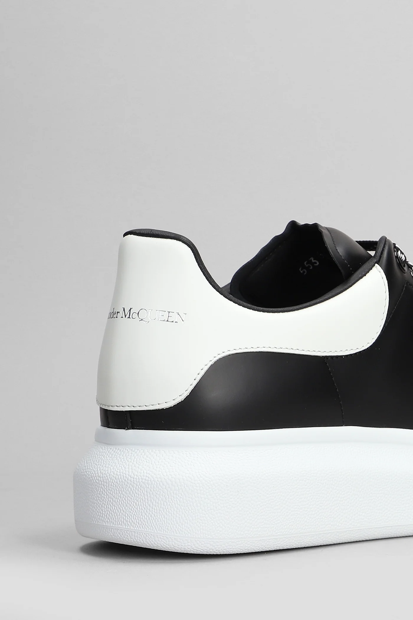 Oversize sneak Sneakers in black leather - Image 5