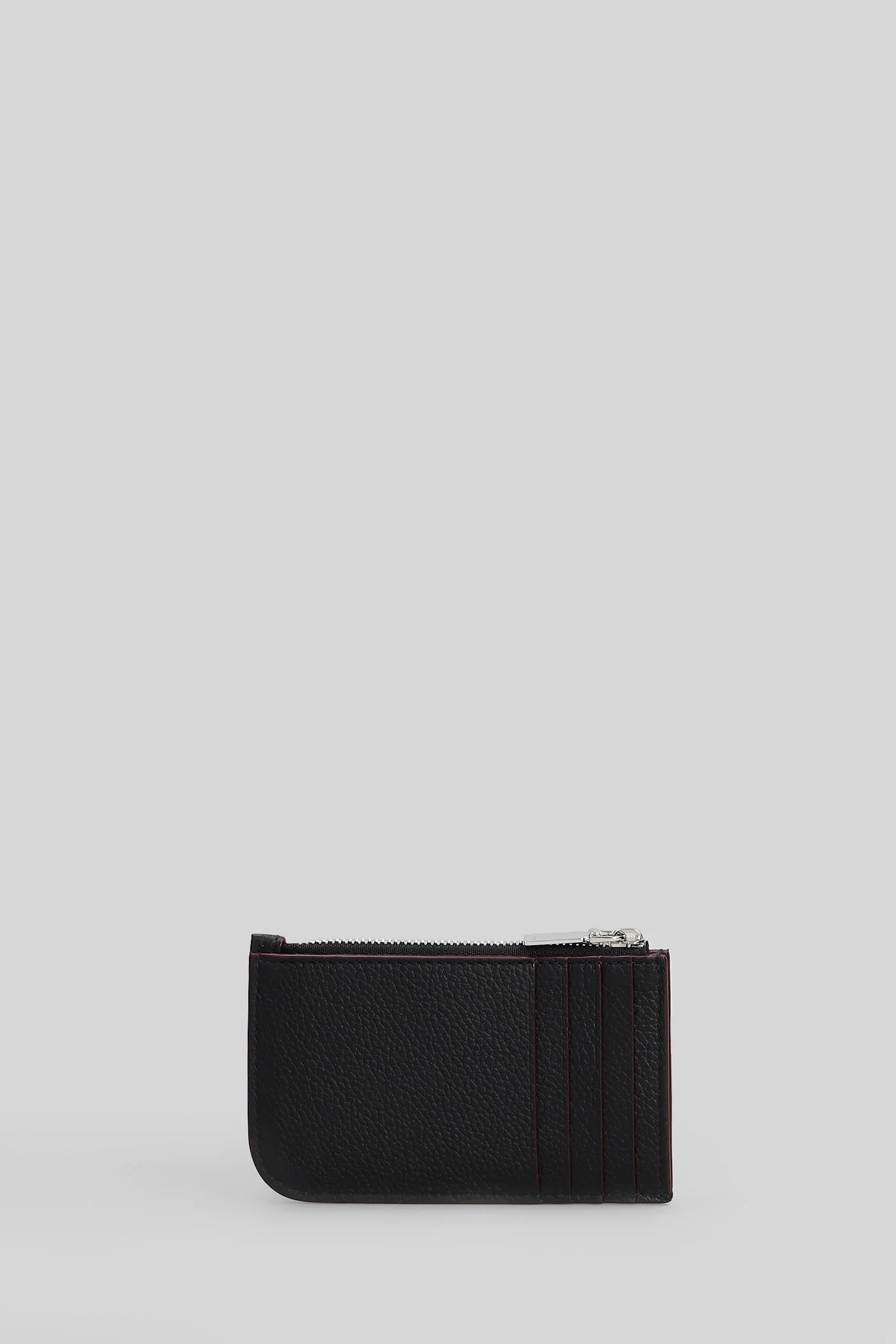 Sling Wallet in black leather - Image 3