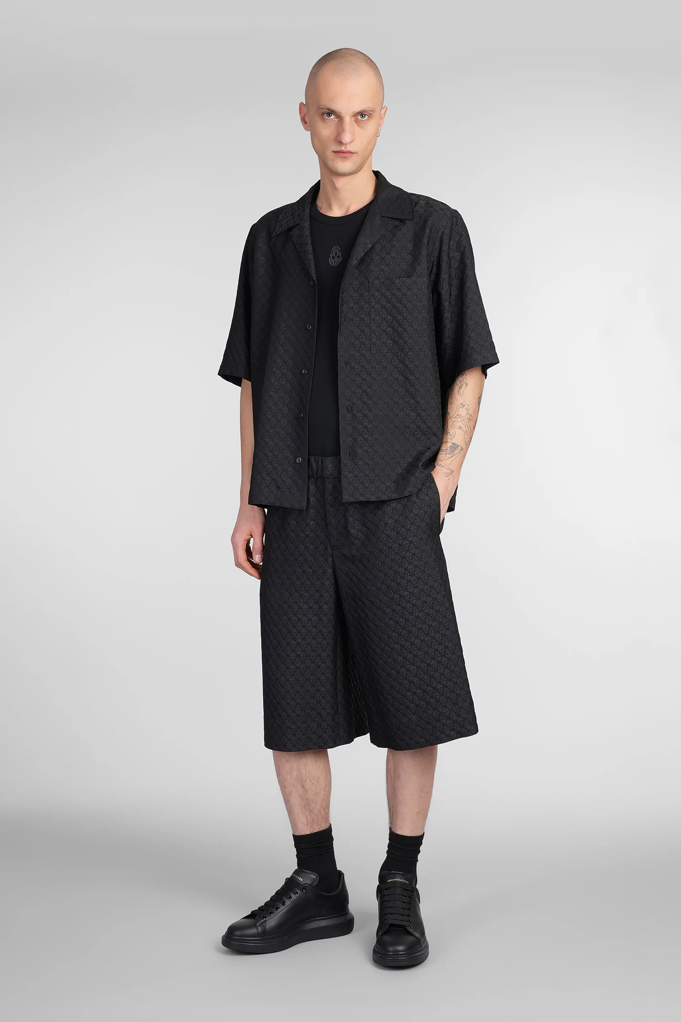 tank Top in black cotton - Image 2