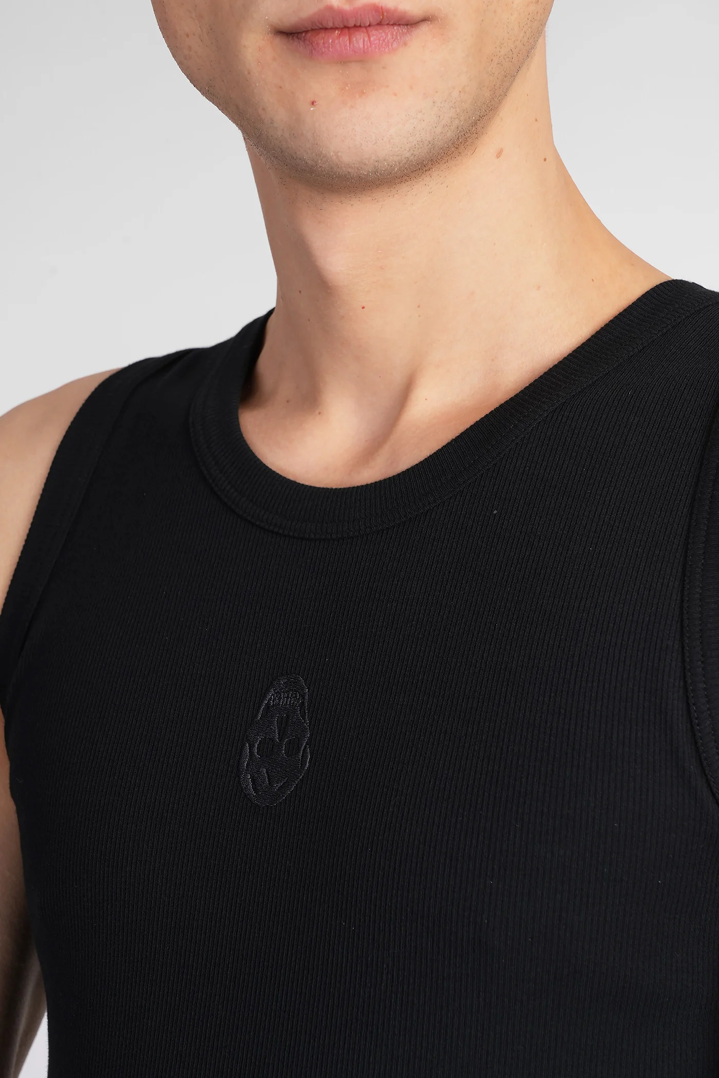 tank Top in black cotton - Image 5