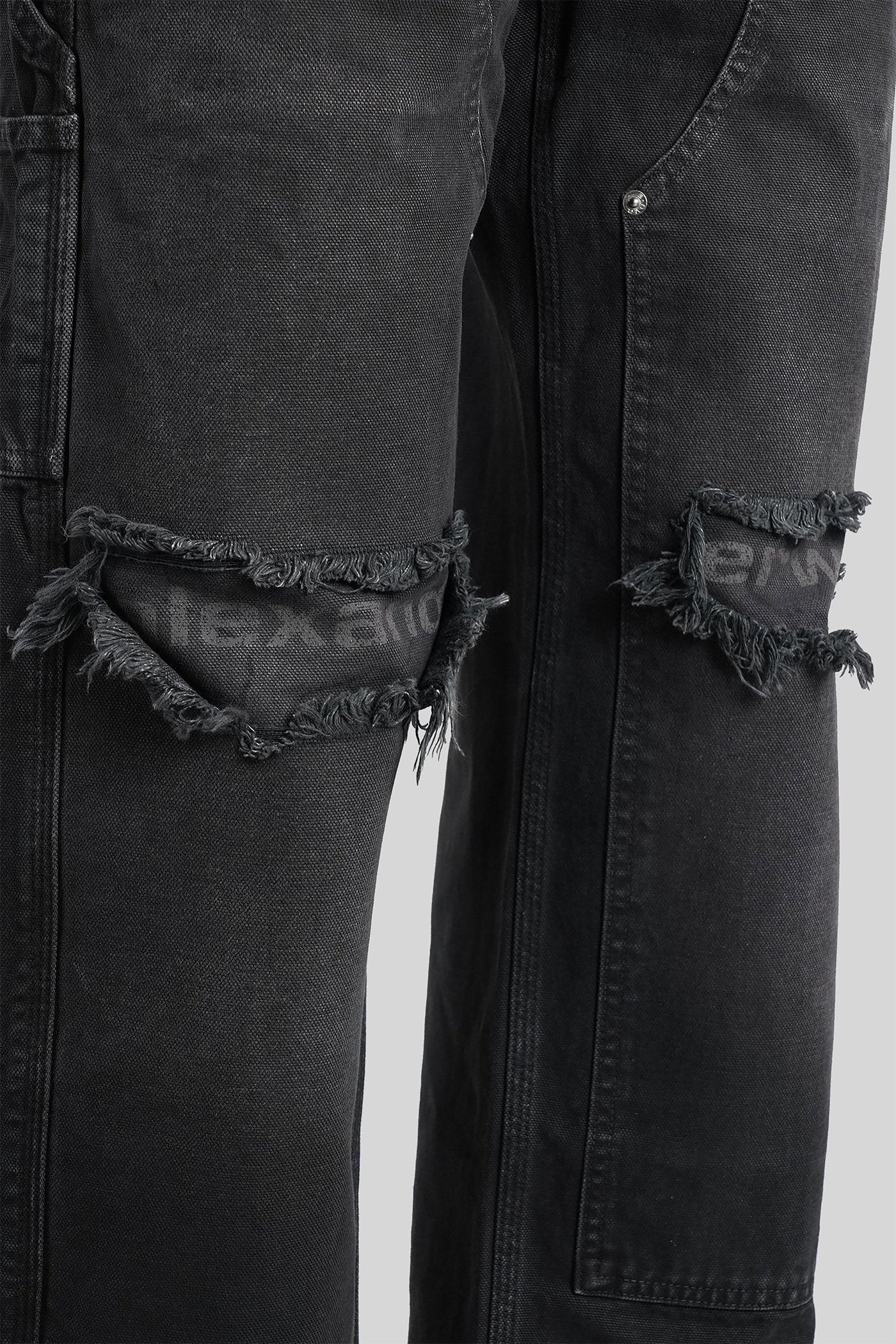 Jeans in black cotton - Image 5