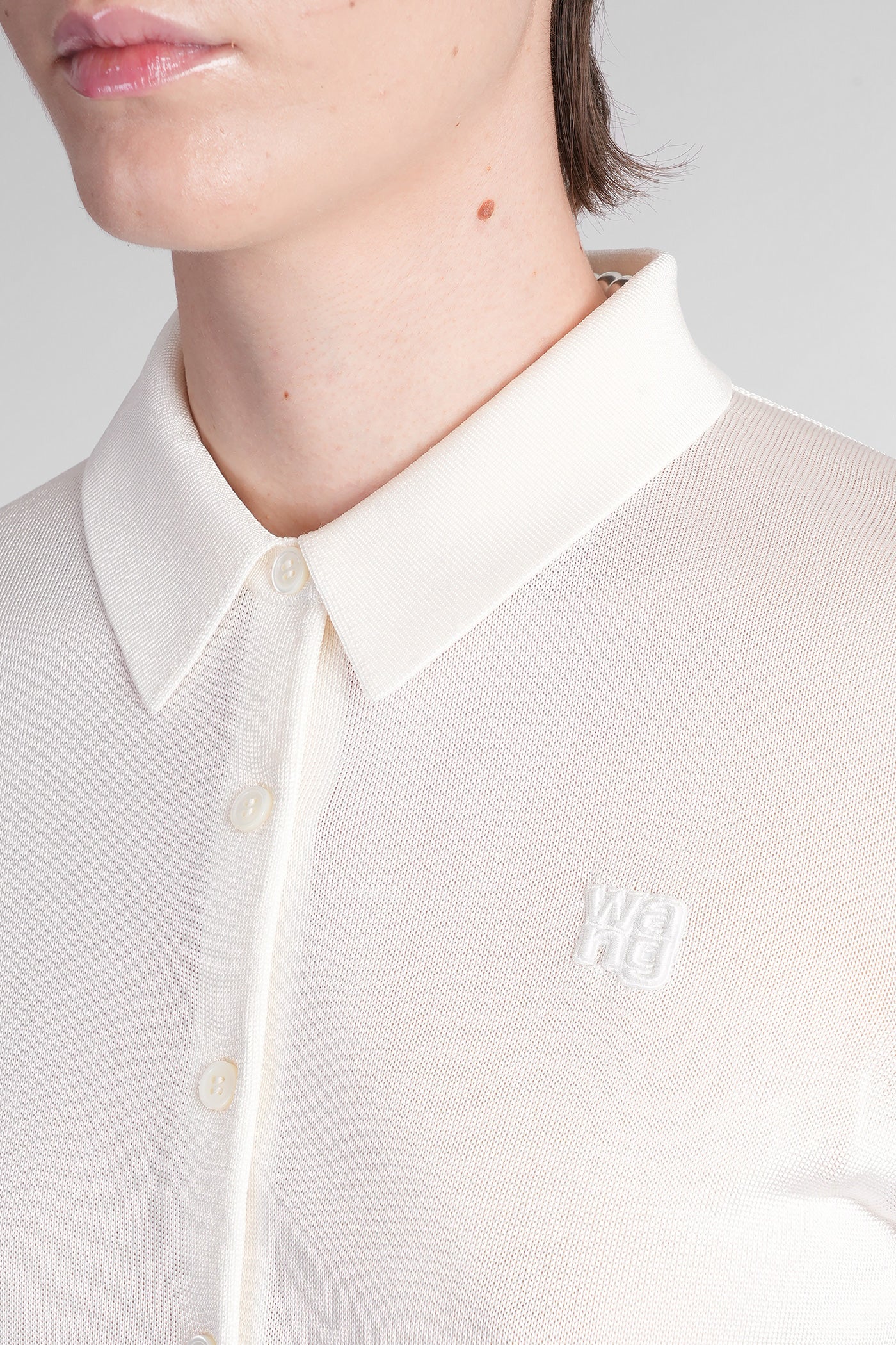 Knitwear in beige viscose - Image 5