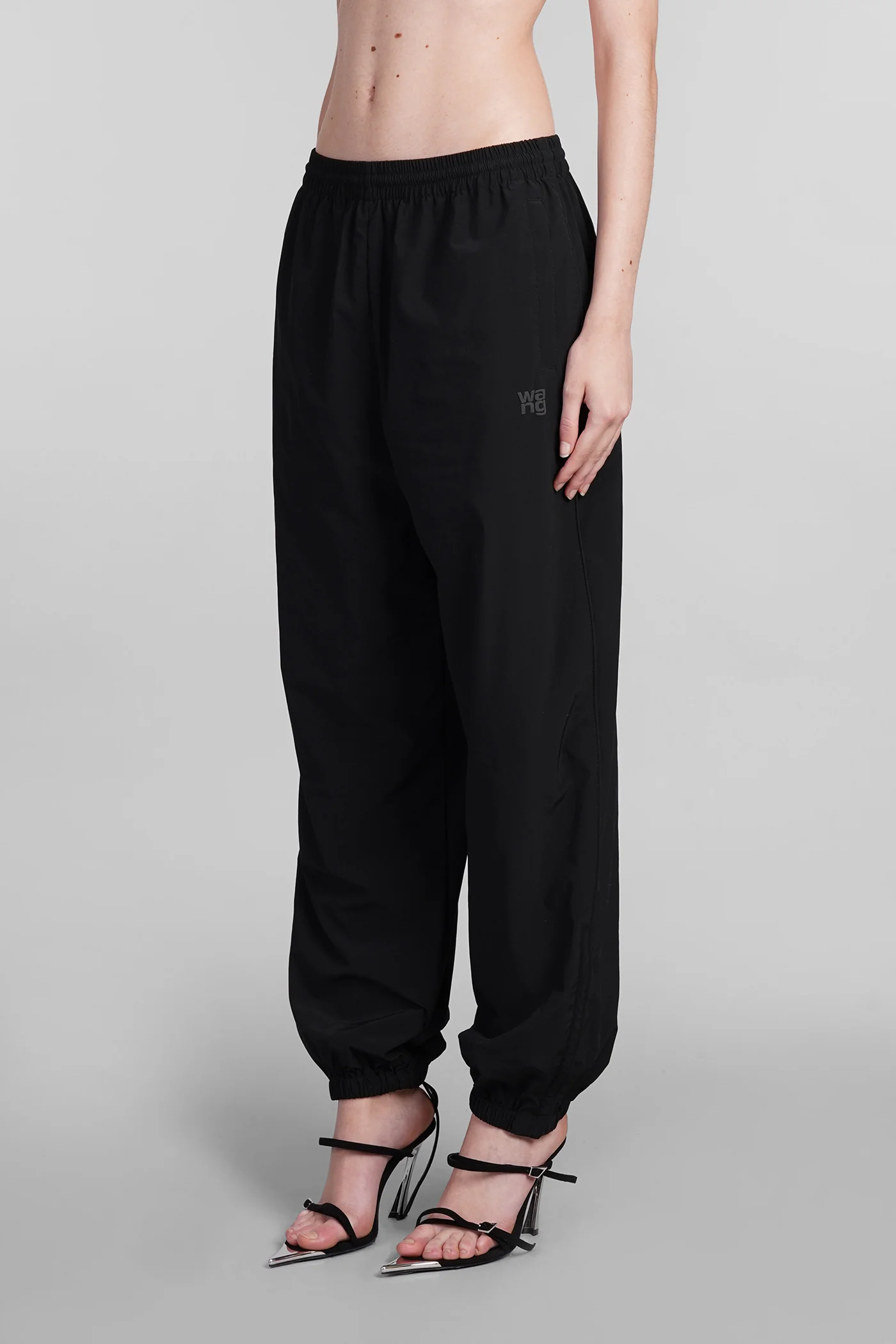 Pants in black polyester - Image 4
