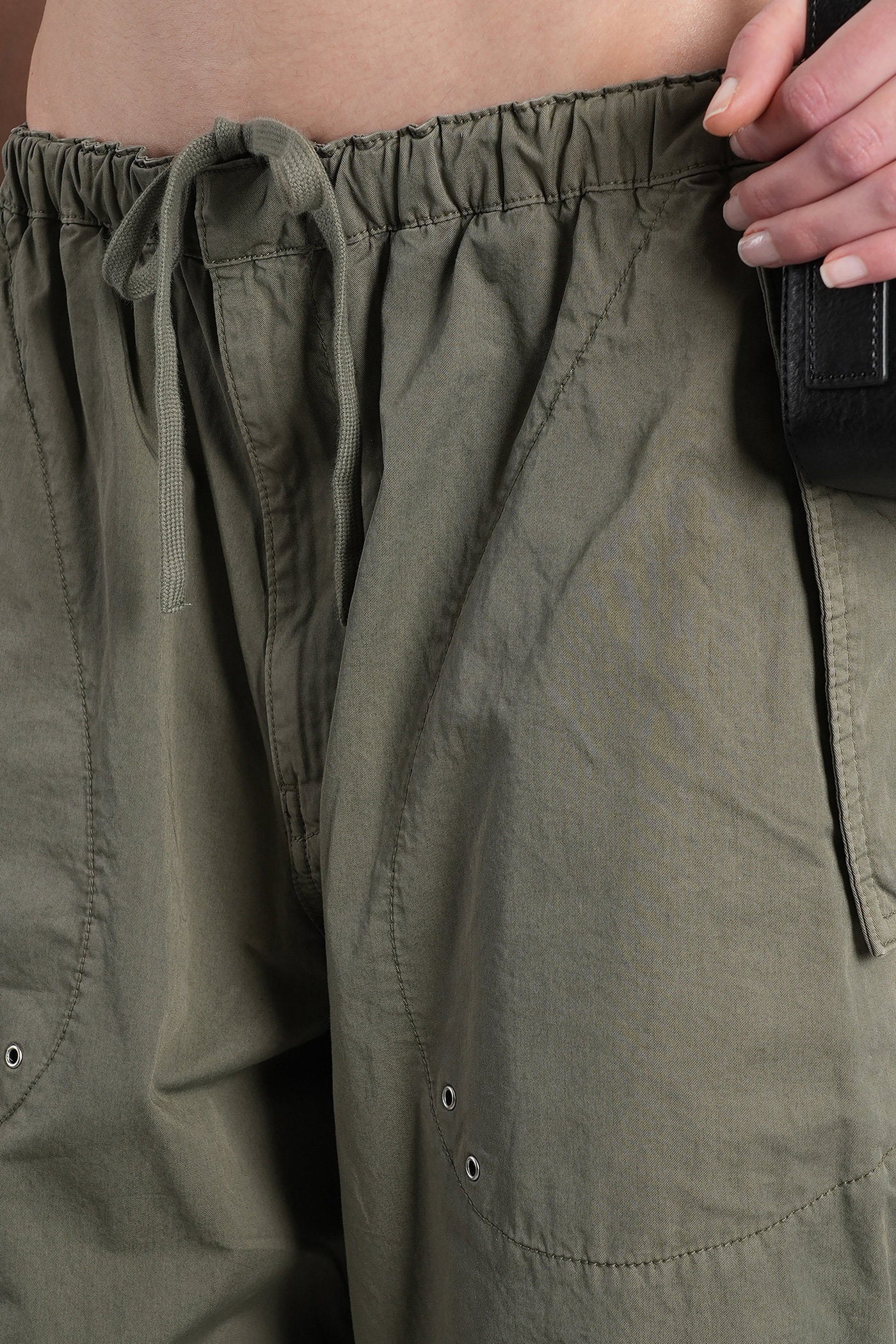 Pants in green cotton - Image 5