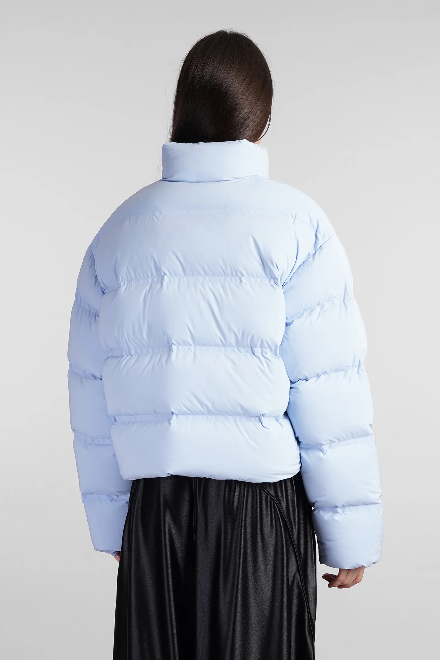 puffer in cyan polyester - Image 3