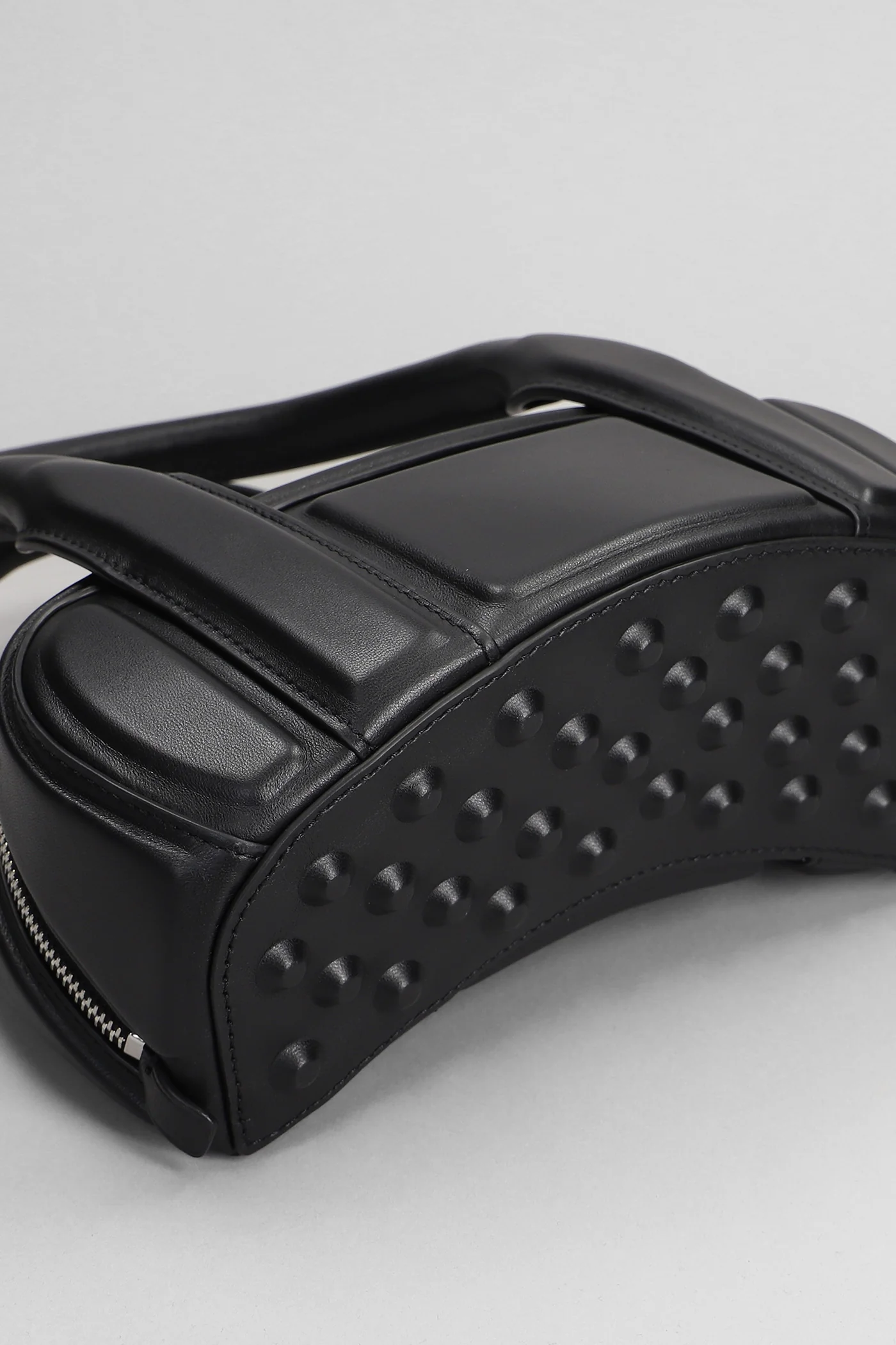 Roc Hand bag in black leather - Image 4