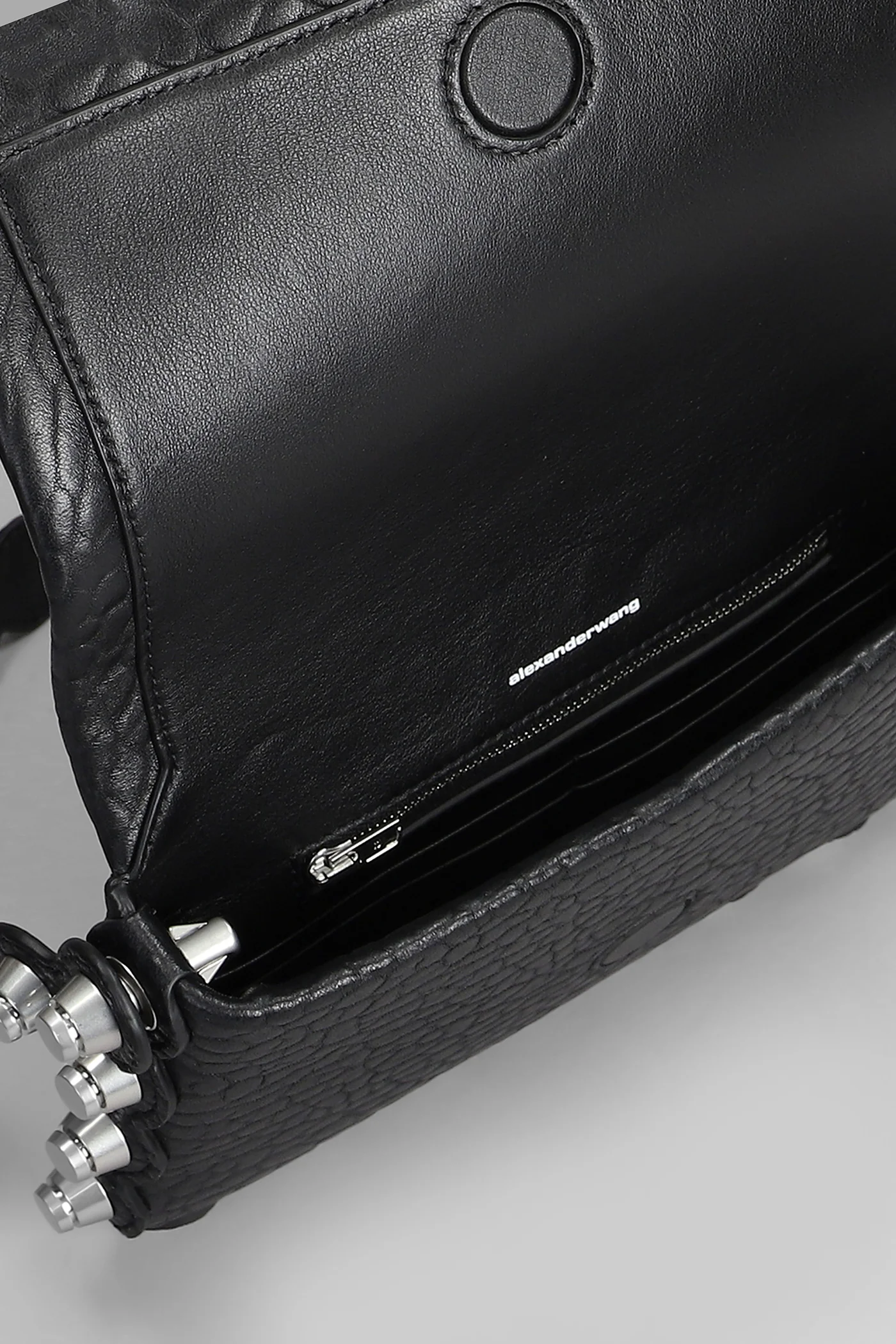 Roz Shoulder bag in black leather - Image 4