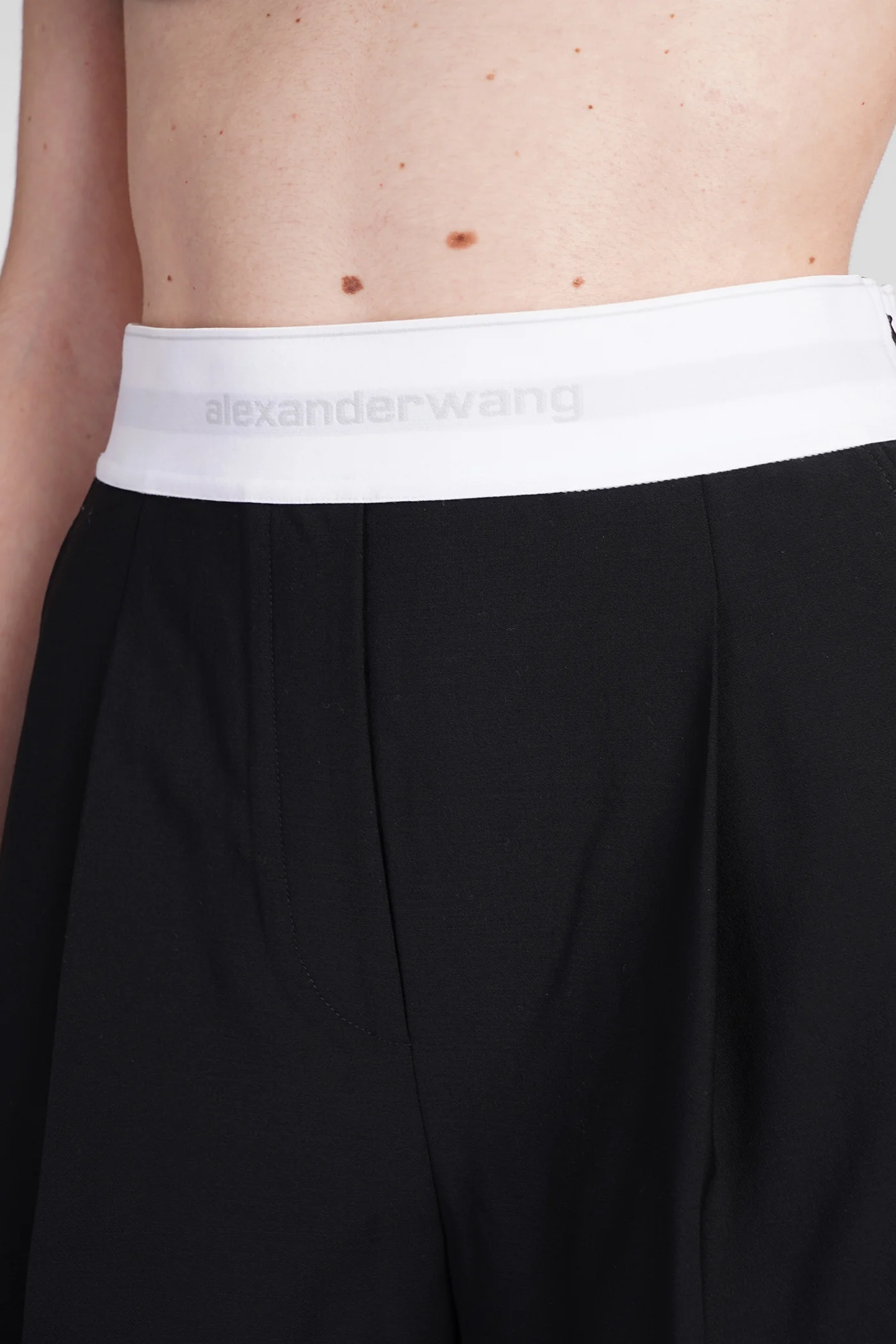 Shorts in black wool - Image 5