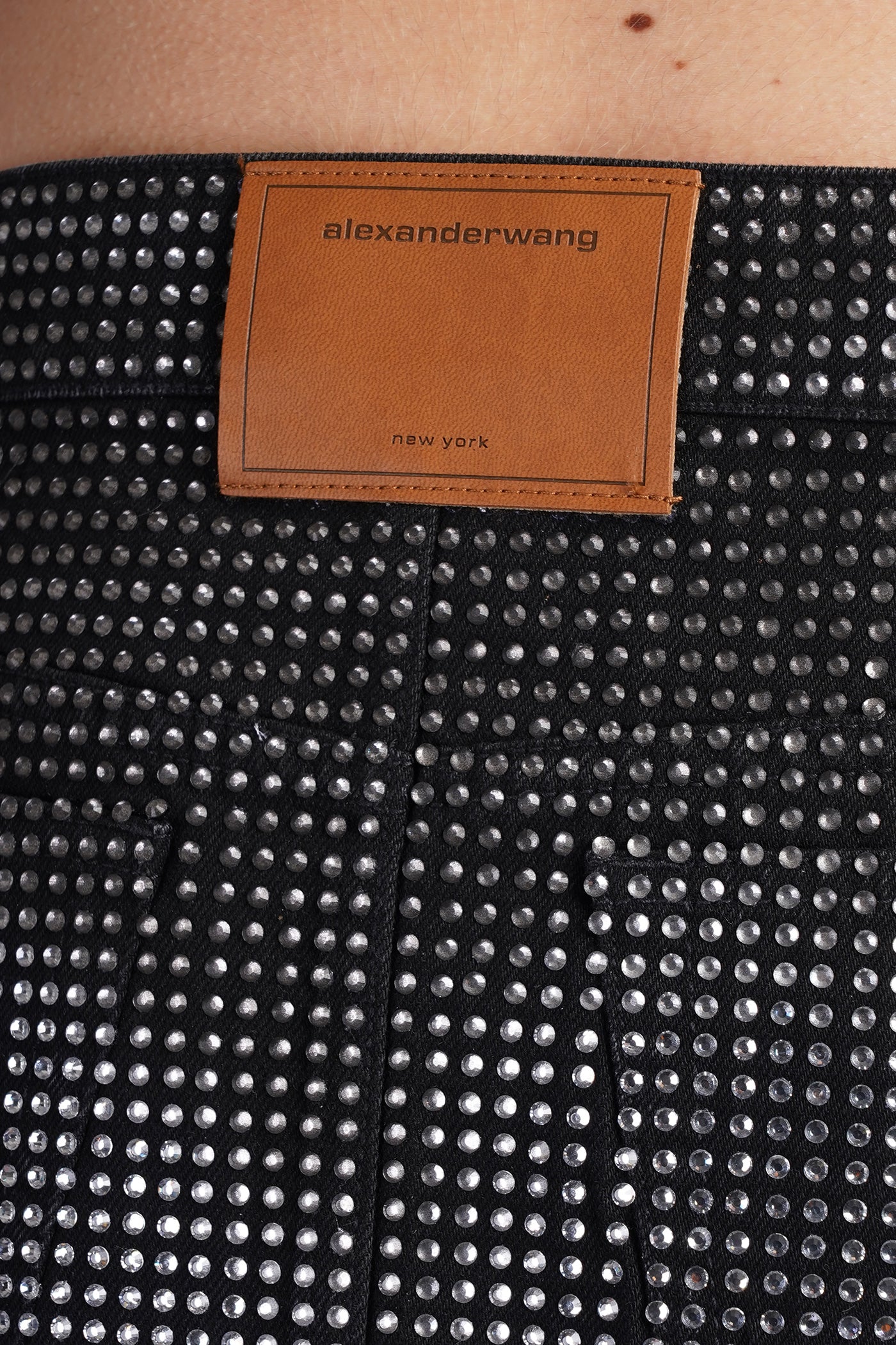 Skirt in black cotton - Image 5
