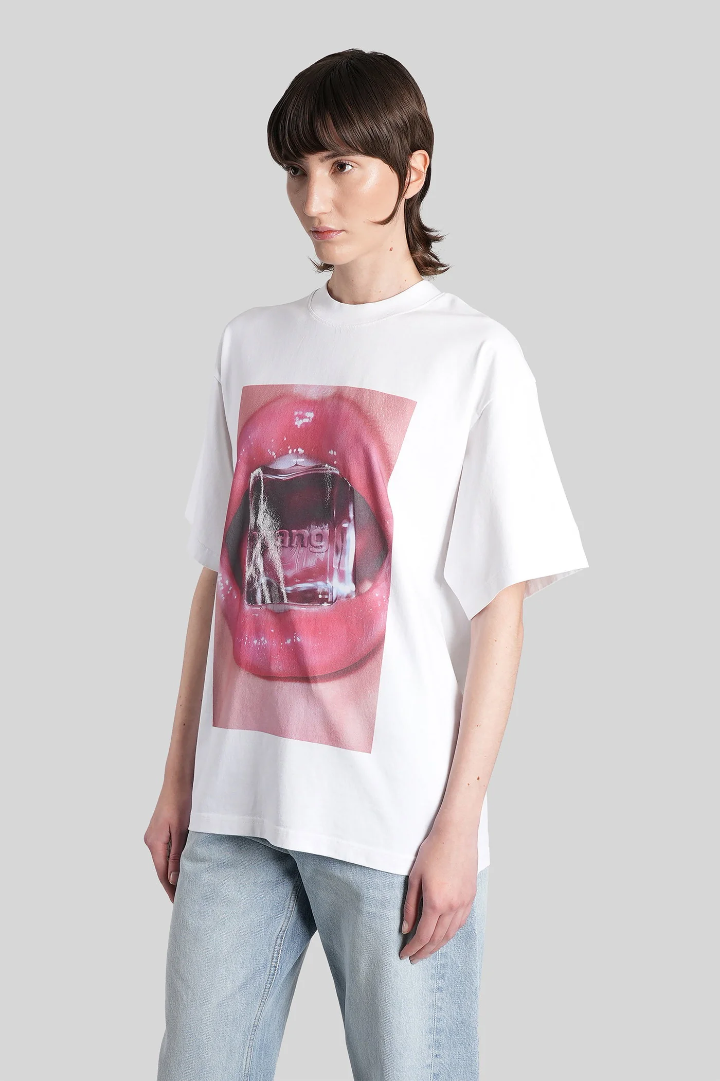 T-Shirt in white cotton - Image 4