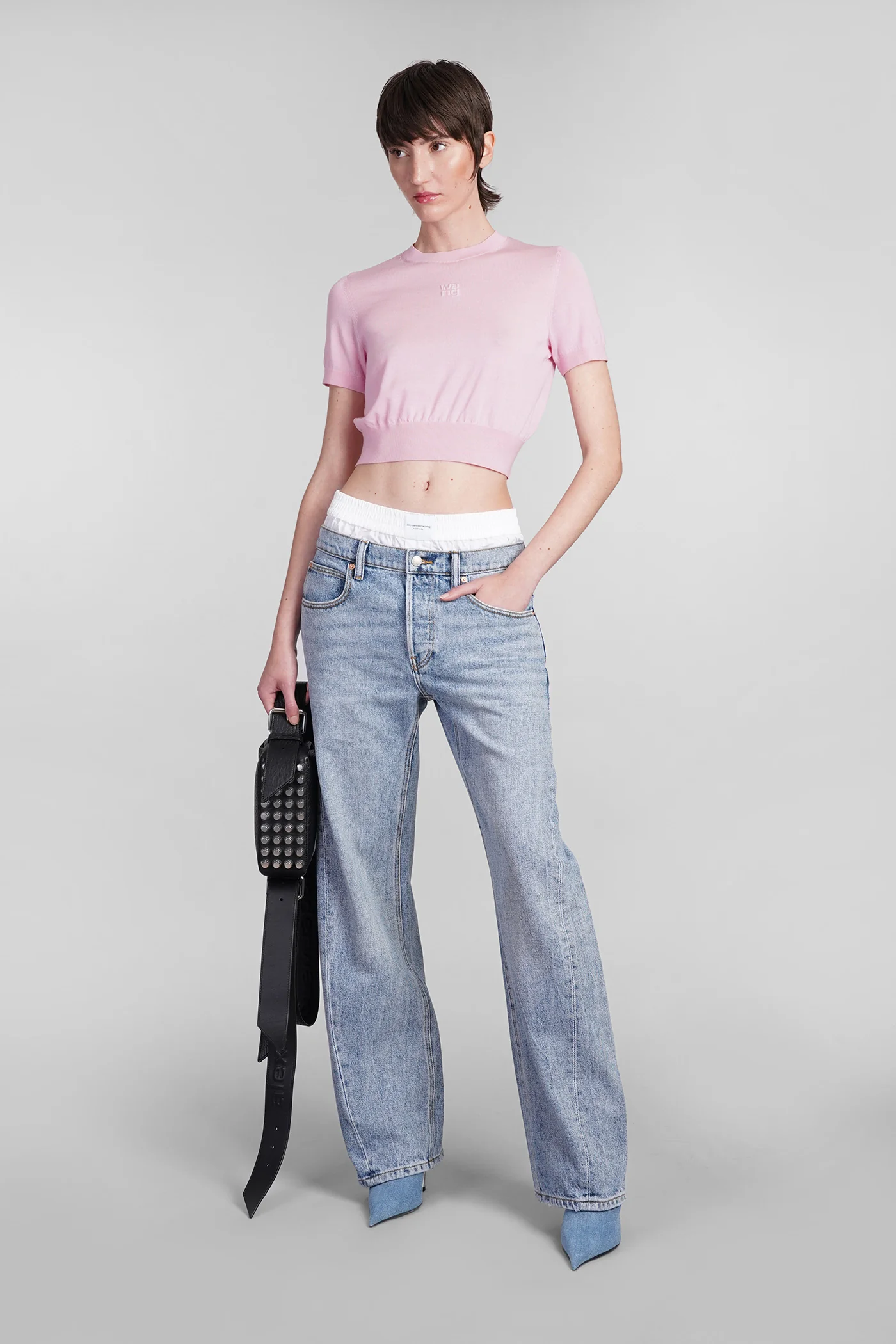 Topwear in rose-pink wool - Image 2