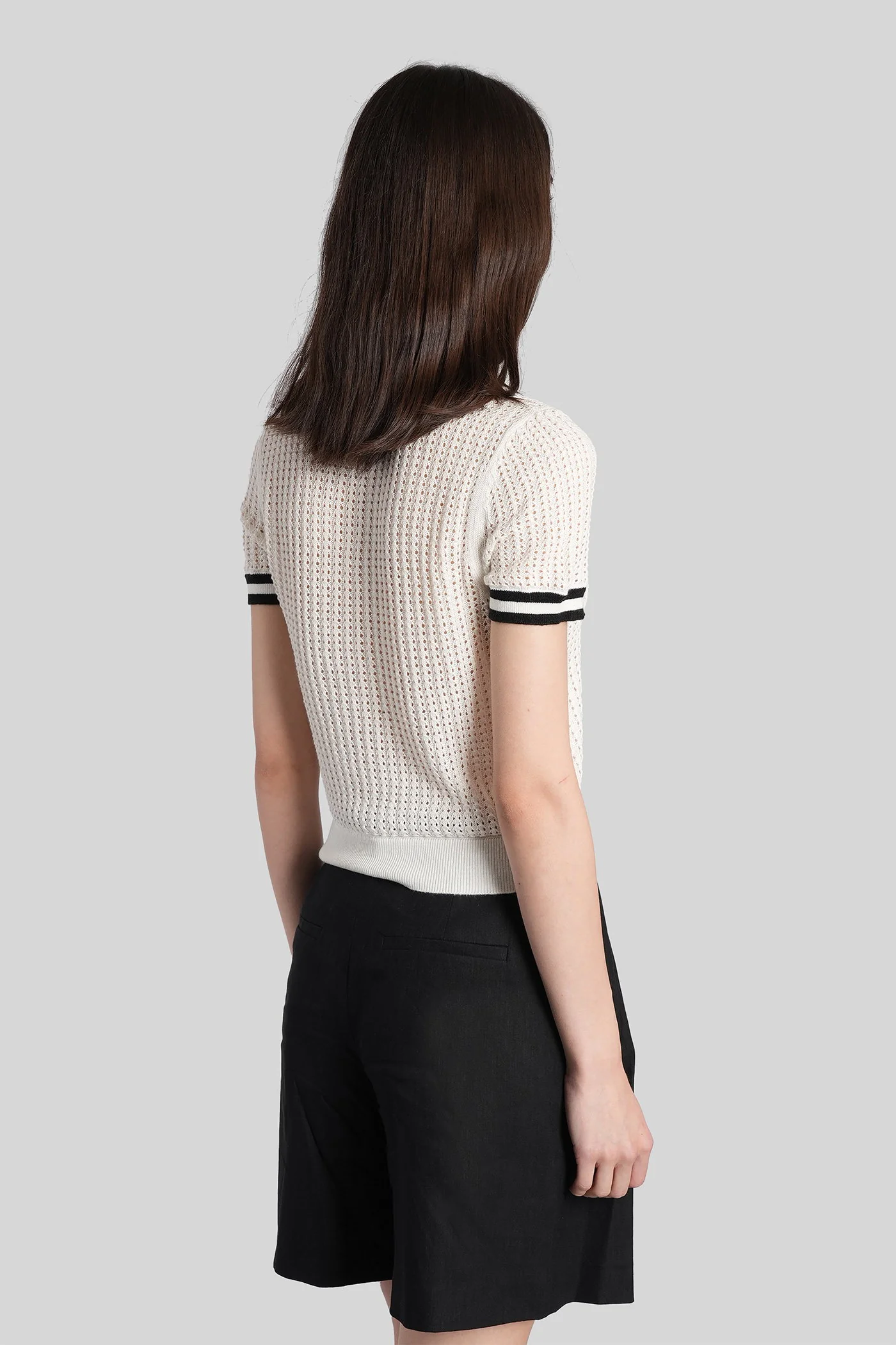 Martha Polo in beige wool and polyester - Image 13