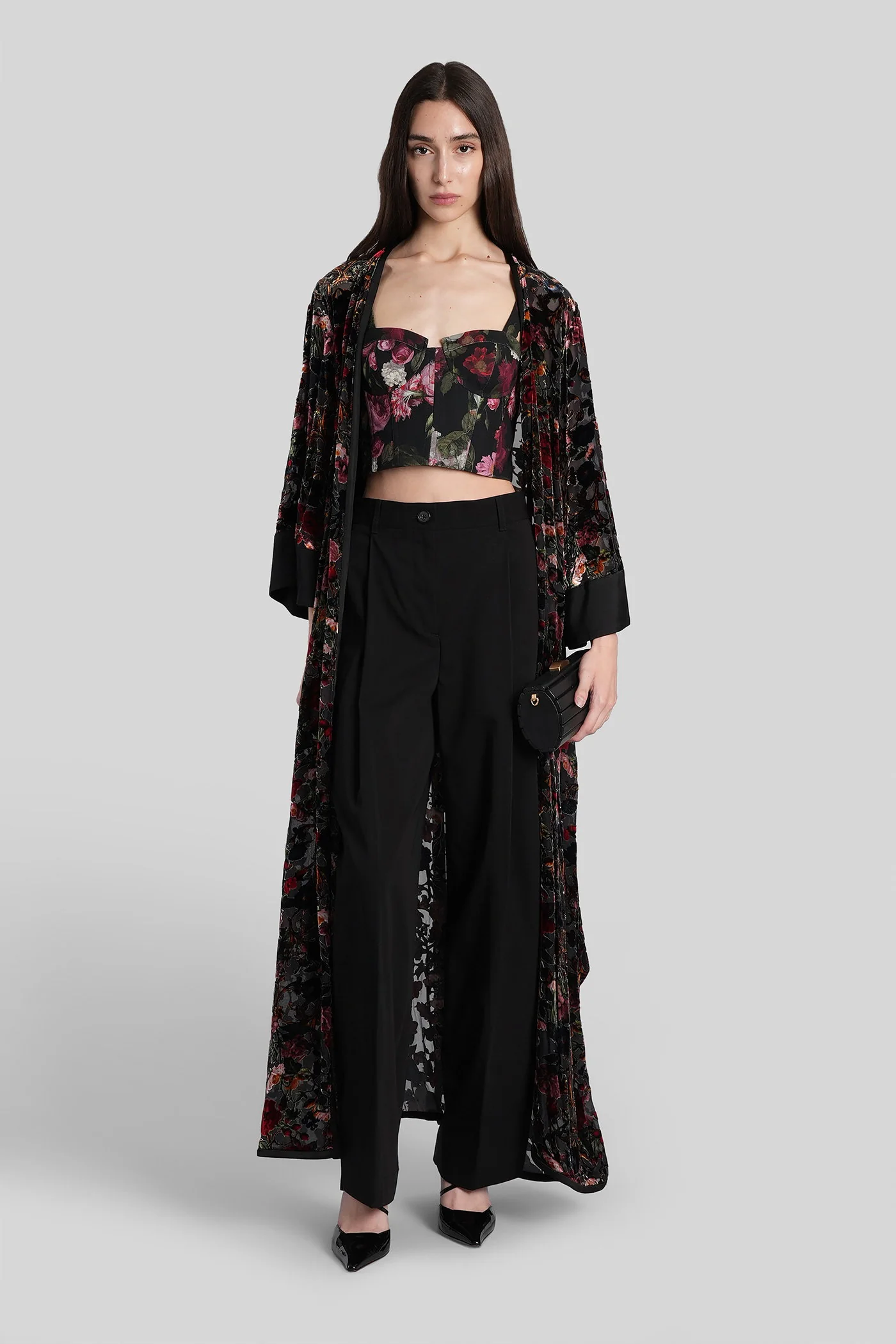 Nomi  in black viscose - Image 2