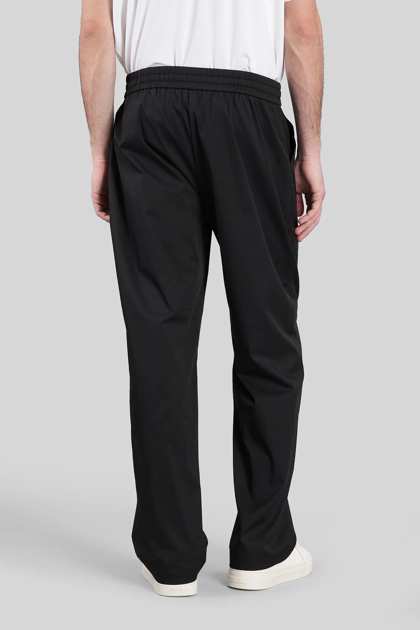 Pants in black cotton - Image 3