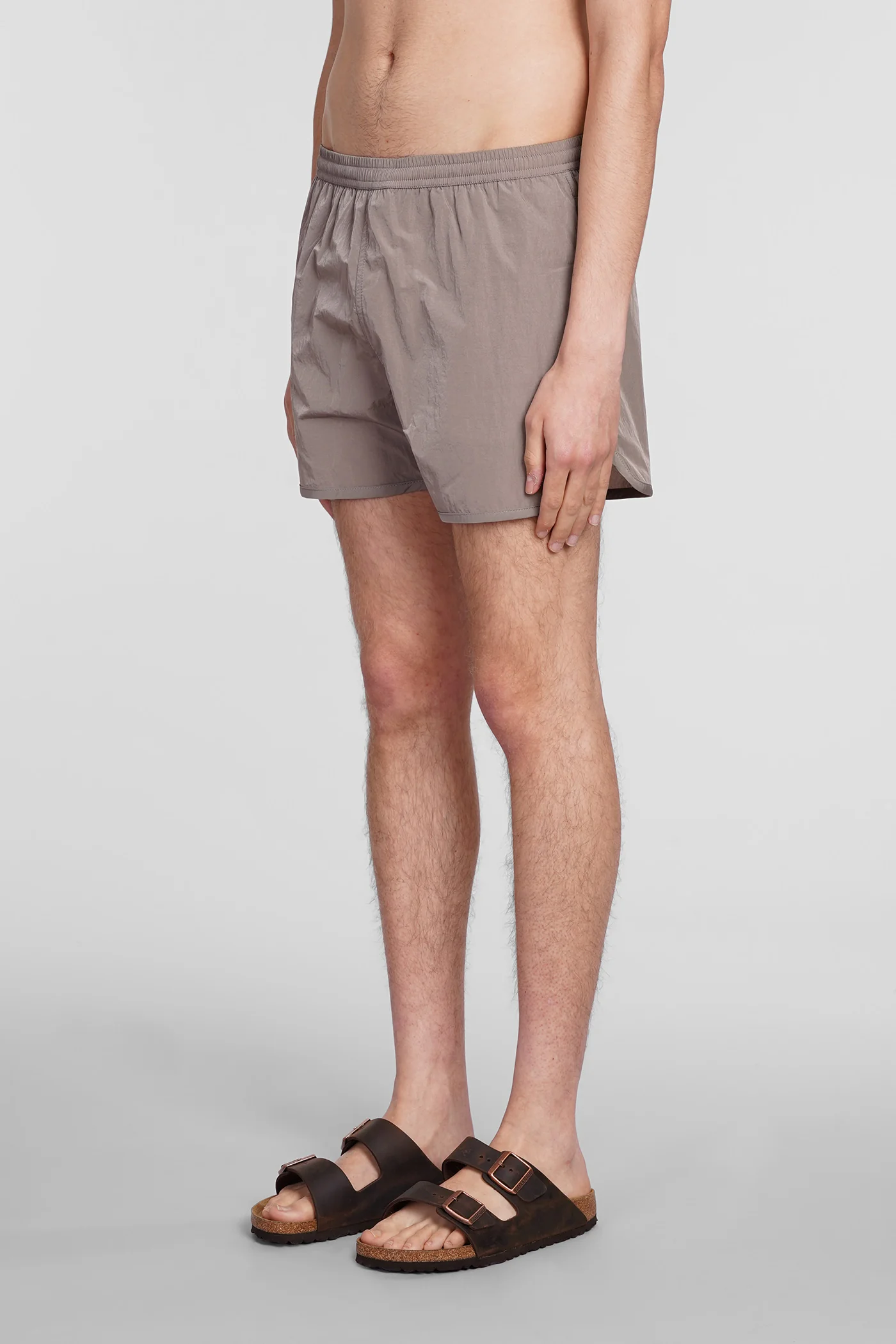 Beachwear in taupe polyamide - Image 3